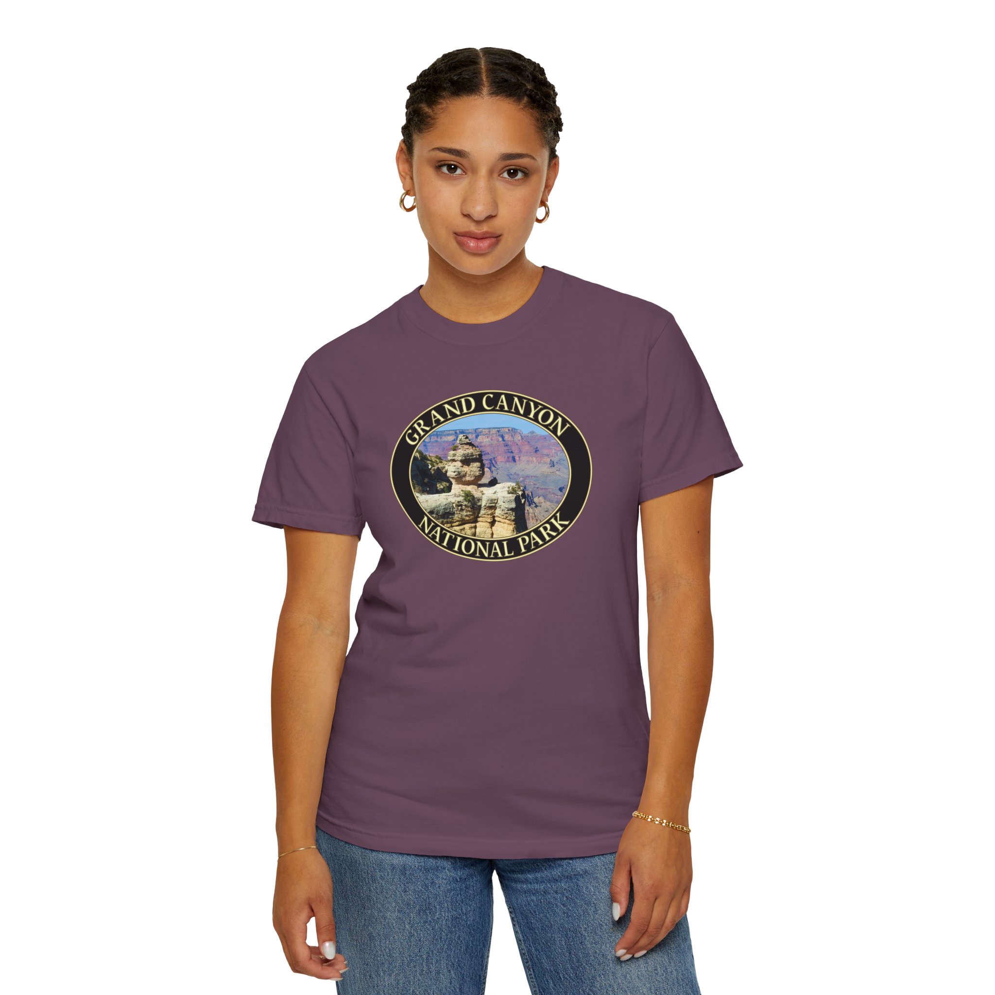 Duck Rock at Grand Canyon National Park, Unique Rock Formation Garment-Dyed Heavyweight T-Shirt – Original Scenic Photography, Relaxed Fit, Soft Ring-Spun Cotton