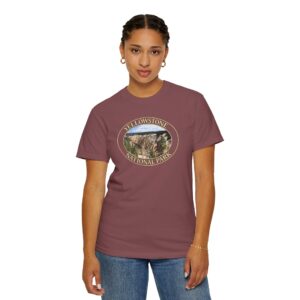 Grand Canyon of the Yellowstone Scenic T-Shirt – Yellowstone National Park, Original Photography Garment-Dyed Heavyweight Relaxed Fit Tee