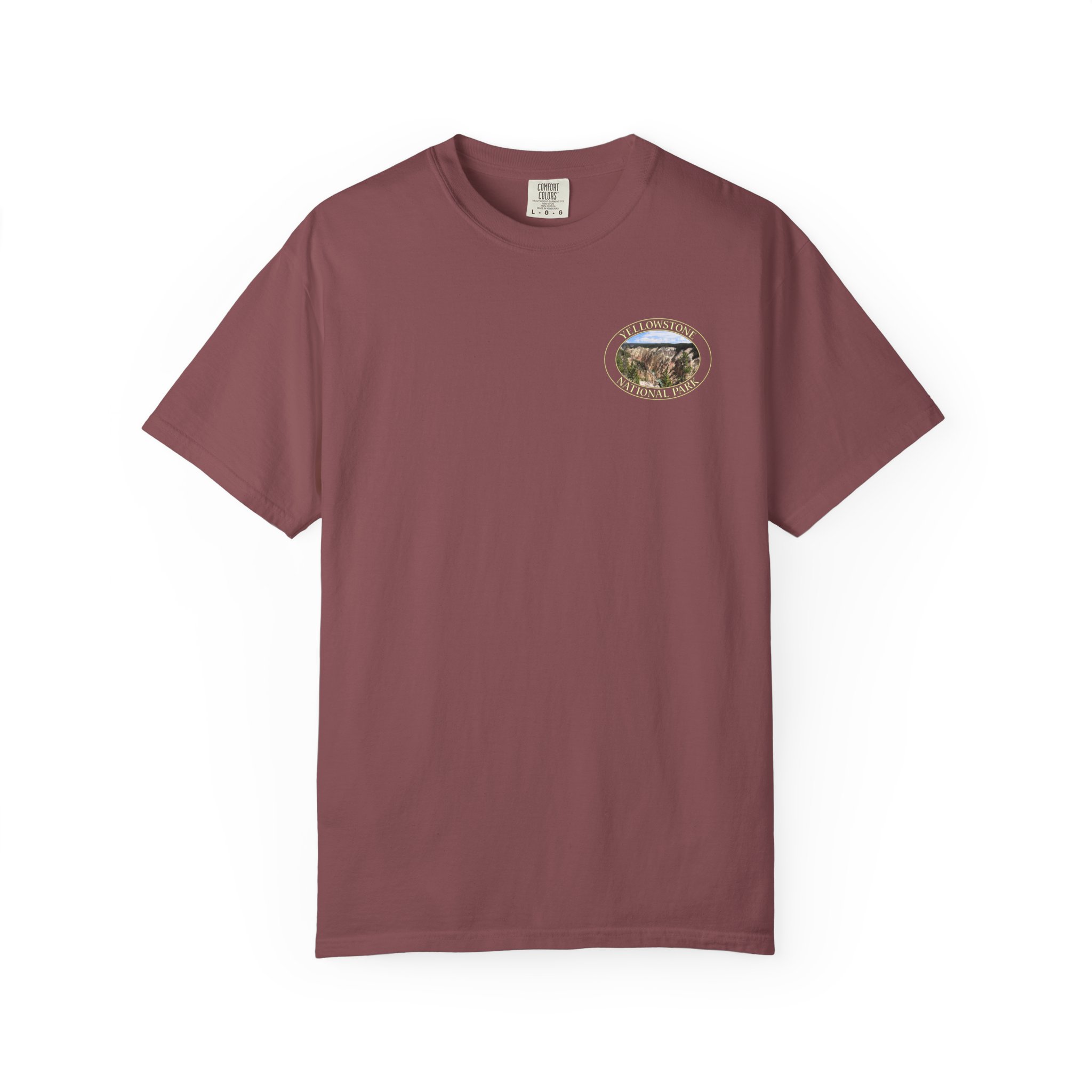 Grand Canyon of the Yellowstone Scenic Travel T-Shirt - Soft Garment-Dyed Heavyweight Tee for National Park Lovers - Image 9
