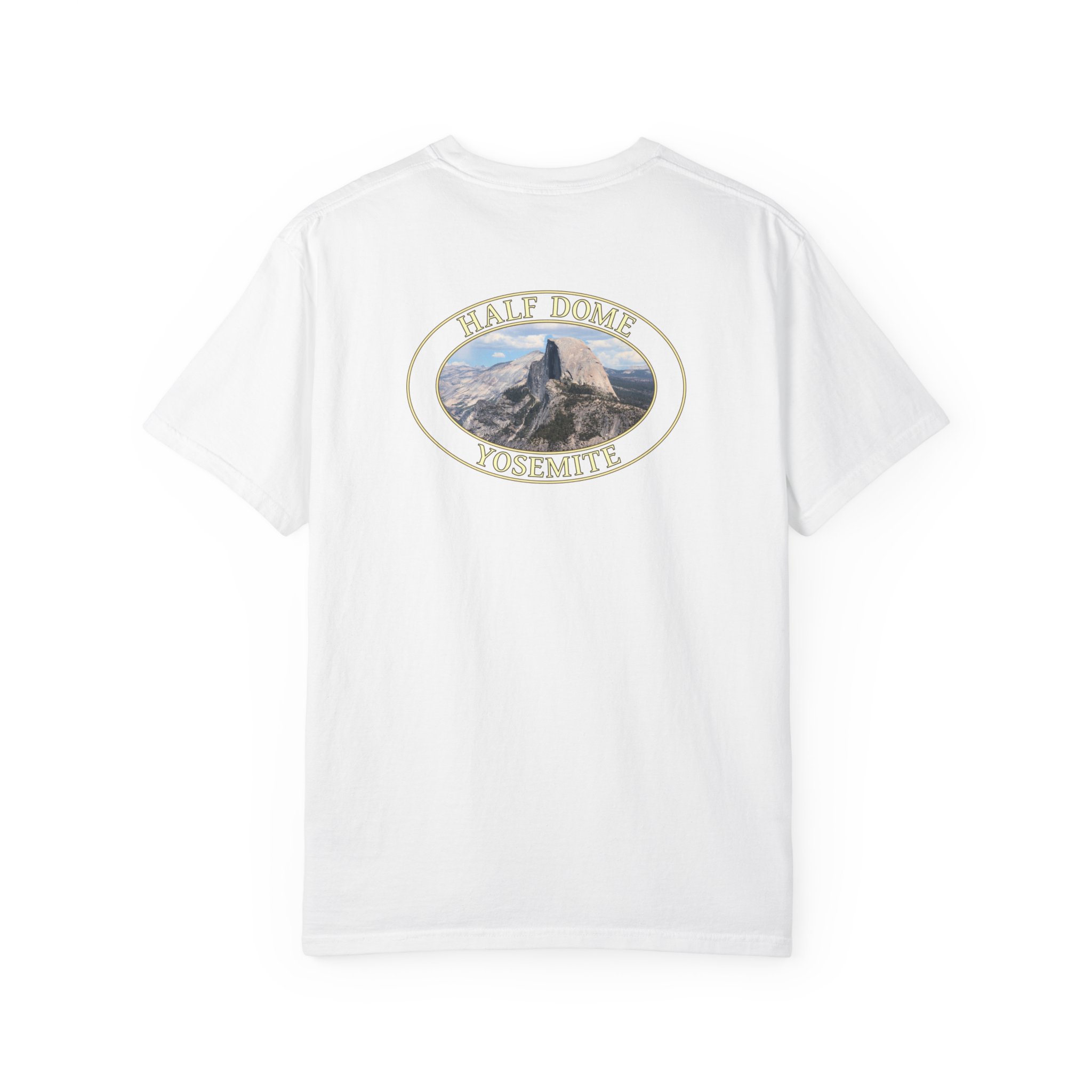 Half Dome Closeup Yosemite National Park Relaxed Fit Garment-Dyed Heavyweight T-Shirt - Image 6