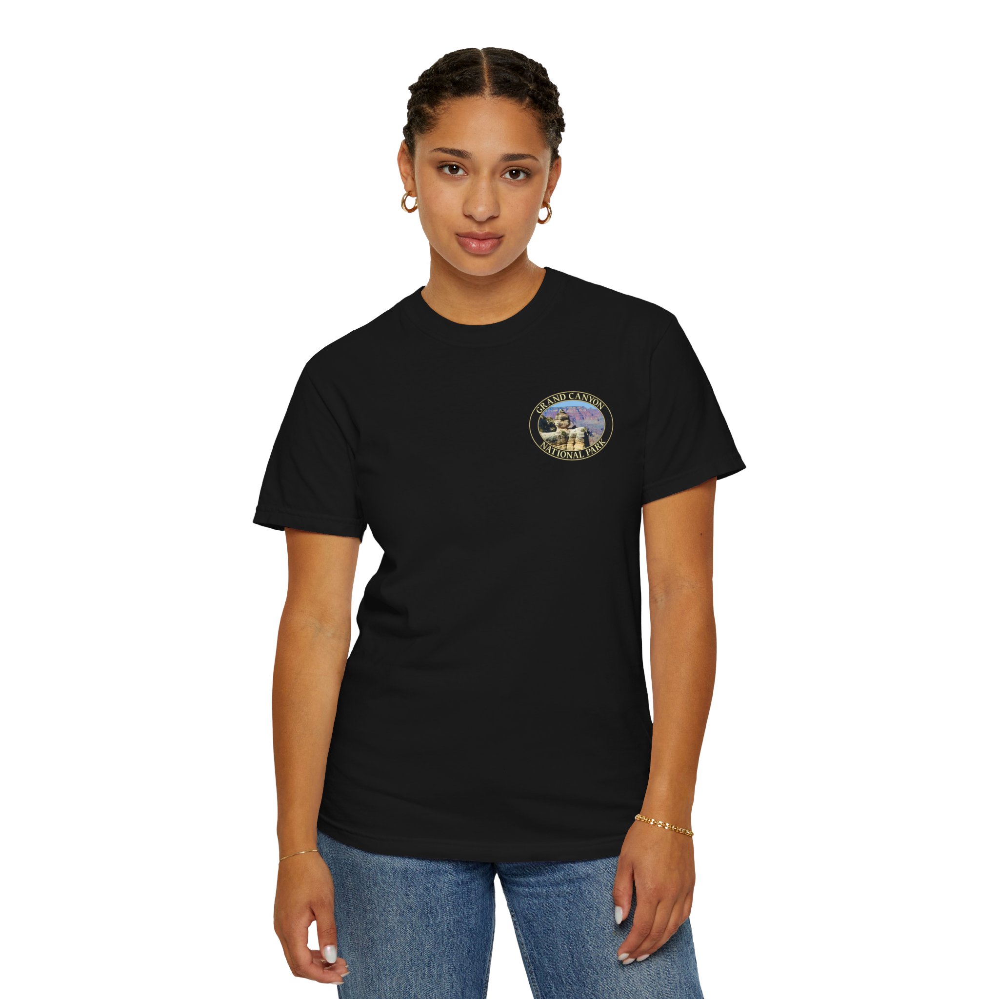 Duck Rock at Grand Canyon National Park Scenic T-Shirt - Relaxed Fit, Garment Dyed Heavyweight Travel Tee - Image 19