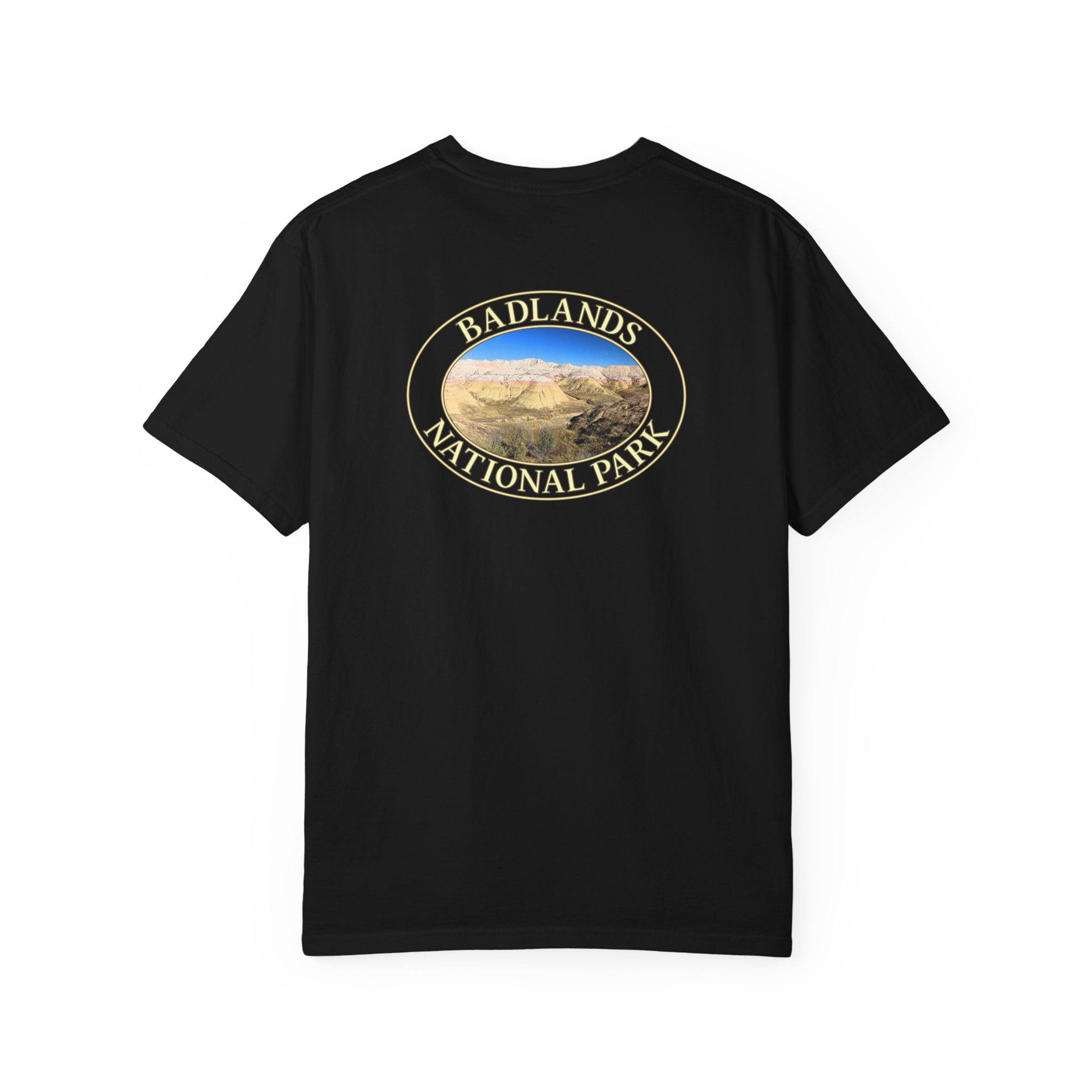 Yellow Mounds at Badlands National Park Scenic Garment-Dyed Heavyweight T-Shirt with Relaxed Fit - Image 22