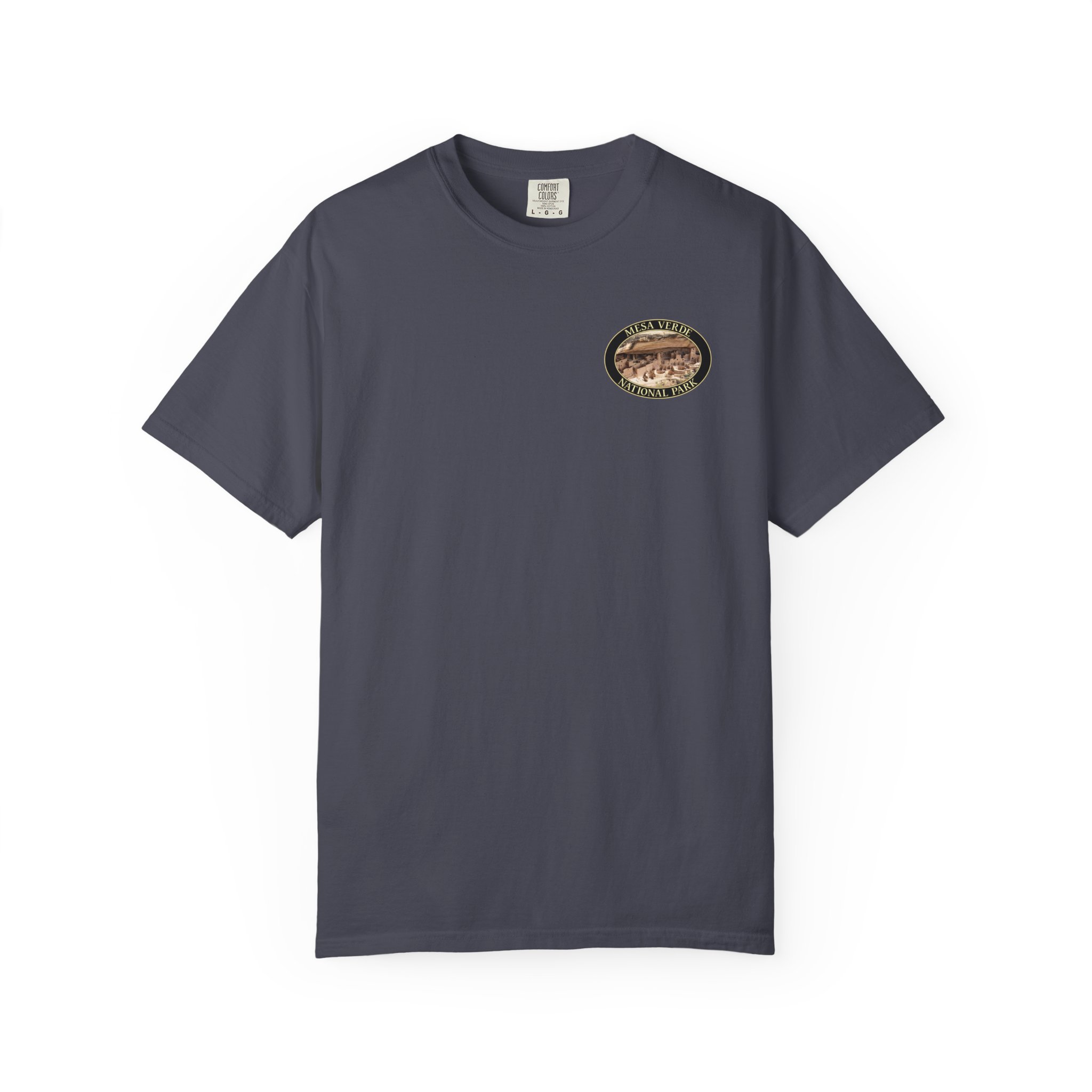 Cliff Palace at Mesa Verde National Park Scenic Photograph T-Shirt - Relaxed Fit, Garment Dyed Heavyweight Travel Tee - Image 21