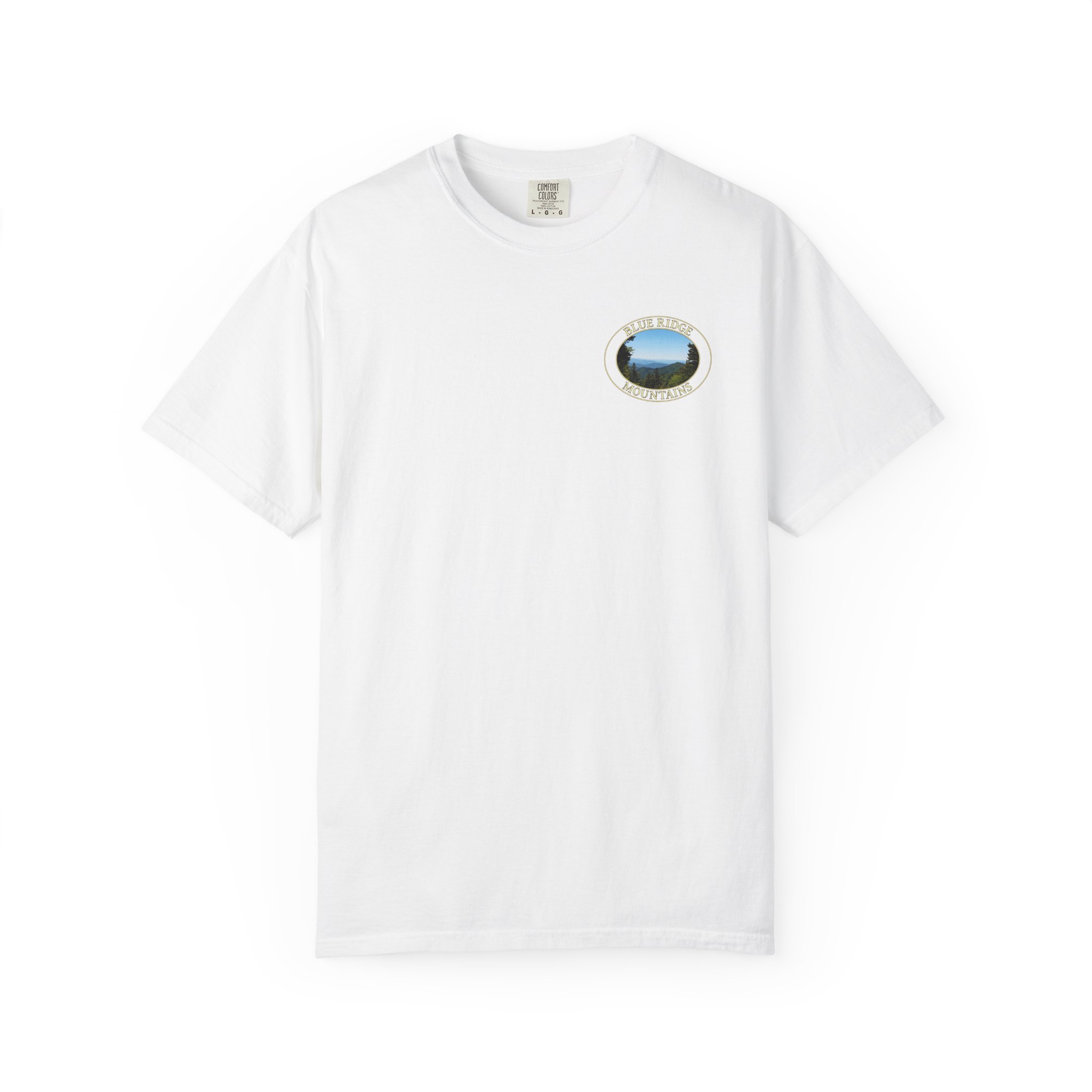Blue Ridge Mountains of North Carolina Scenic Garment-Dyed Heavyweight T-Shirt with Relaxed Fit and Soft Cotton - Image 5