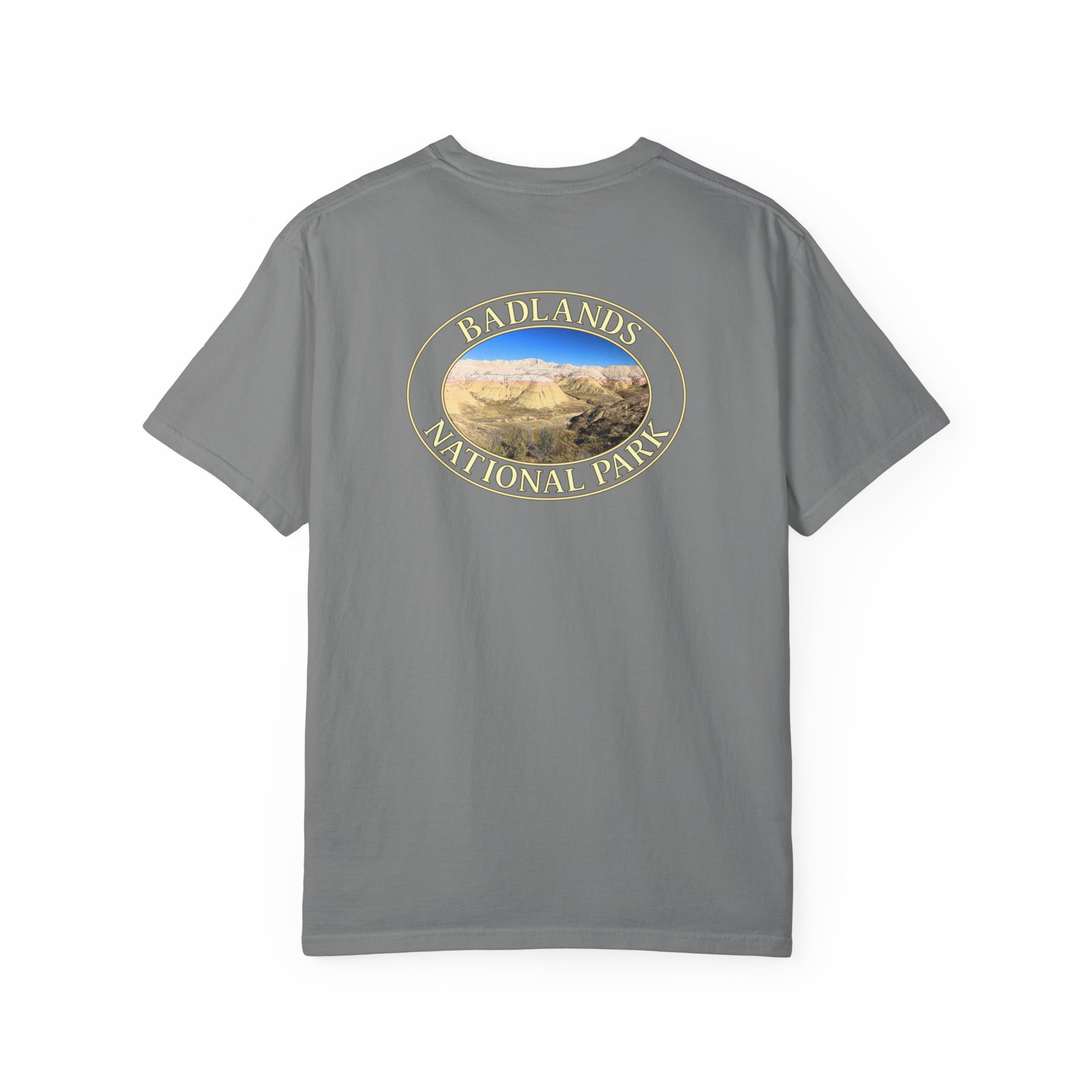 Yellow Mounds at Badlands National Park Scenic Garment-Dyed Heavyweight T-Shirt with Relaxed Fit - Image 14