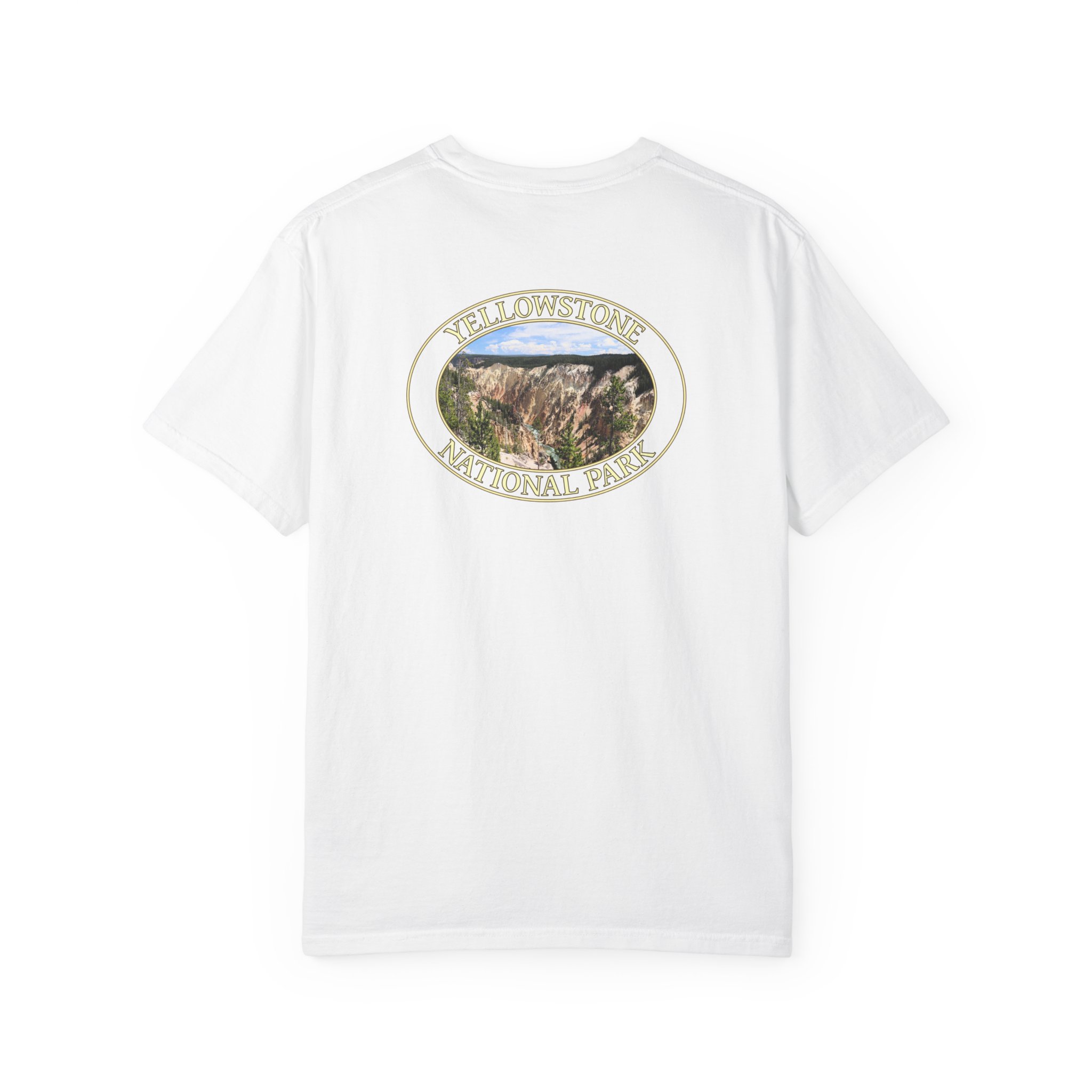 Grand Canyon of the Yellowstone Scenic Travel T-Shirt - Soft Garment-Dyed Heavyweight Tee for National Park Lovers - Image 6