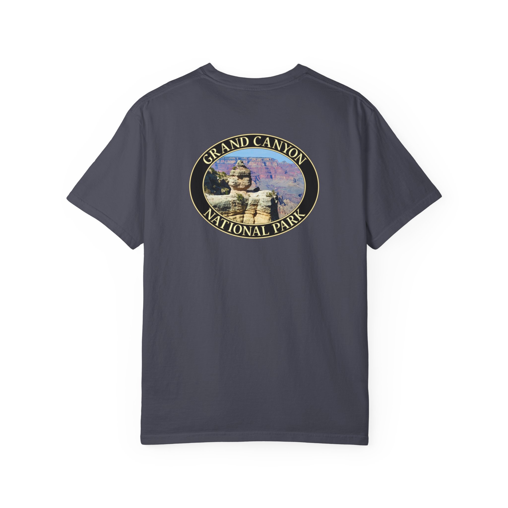 Duck Rock at Grand Canyon National Park Scenic T-Shirt - Relaxed Fit, Garment Dyed Heavyweight Travel Tee - Image 22