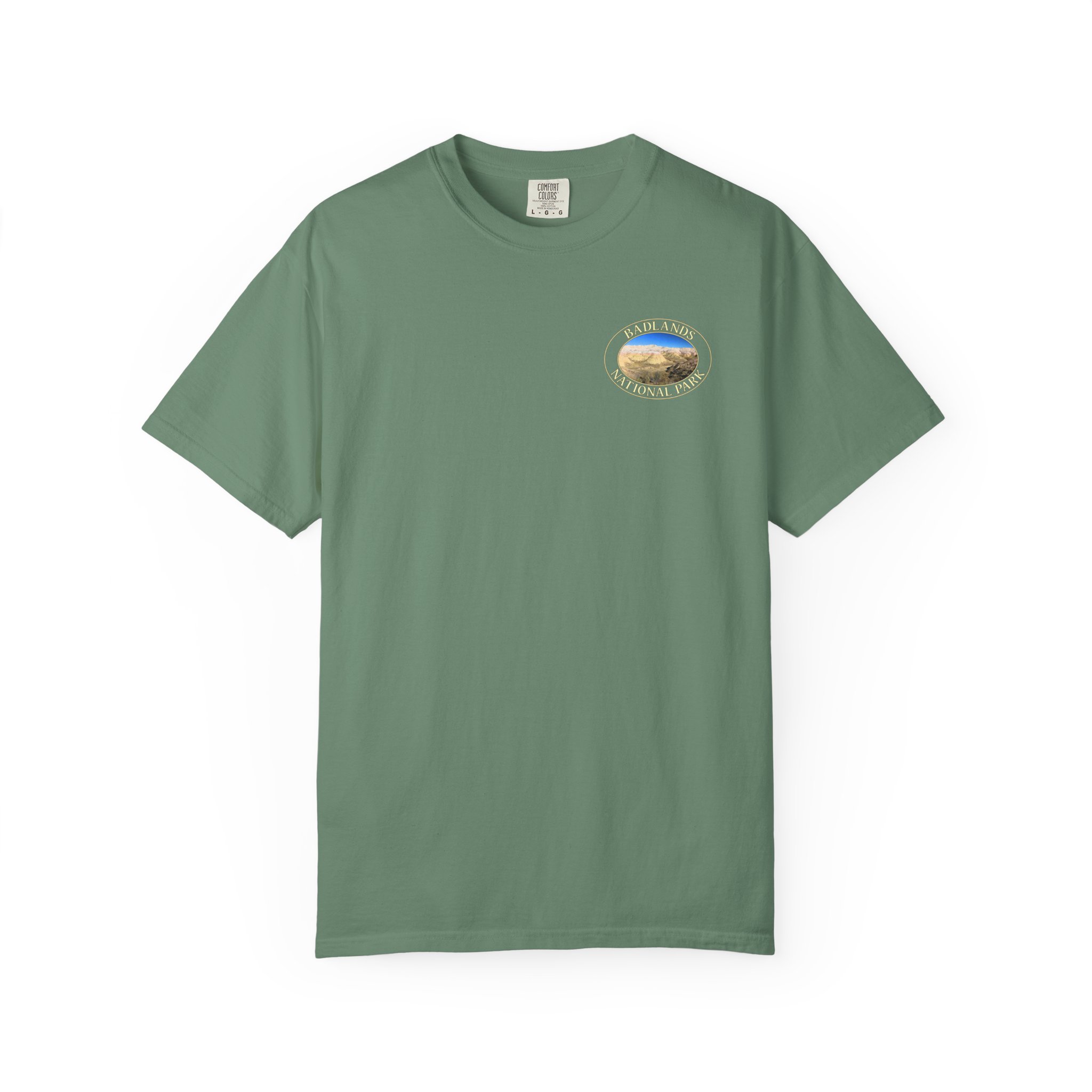 Yellow Mounds at Badlands National Park Scenic Garment-Dyed Heavyweight T-Shirt with Relaxed Fit - Image 17