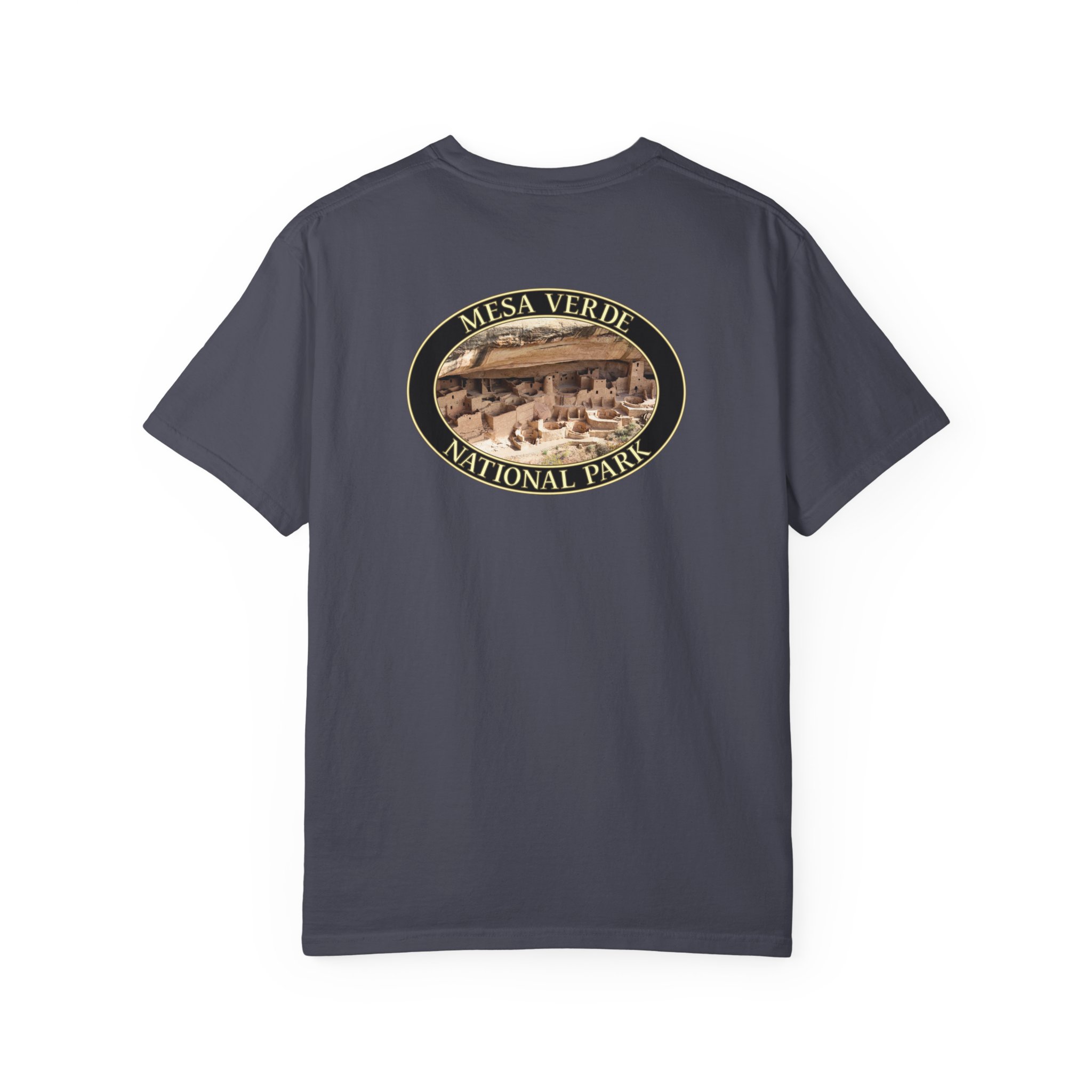 Cliff Palace at Mesa Verde National Park Scenic Photograph T-Shirt - Relaxed Fit, Garment Dyed Heavyweight Travel Tee - Image 22