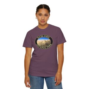 Yellow Mounds at Badlands National Park Scenic Garment-Dyed Heavyweight T-Shirt for Nature Lovers and Travelers