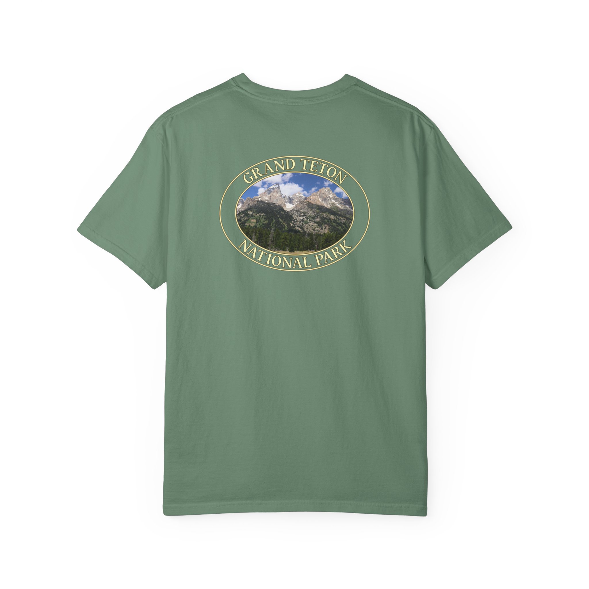Grand Teton Mountains Scenic Photo Relaxed Fit Garment-Dyed Heavyweight T-Shirt, Grand Teton National Park - Image 18