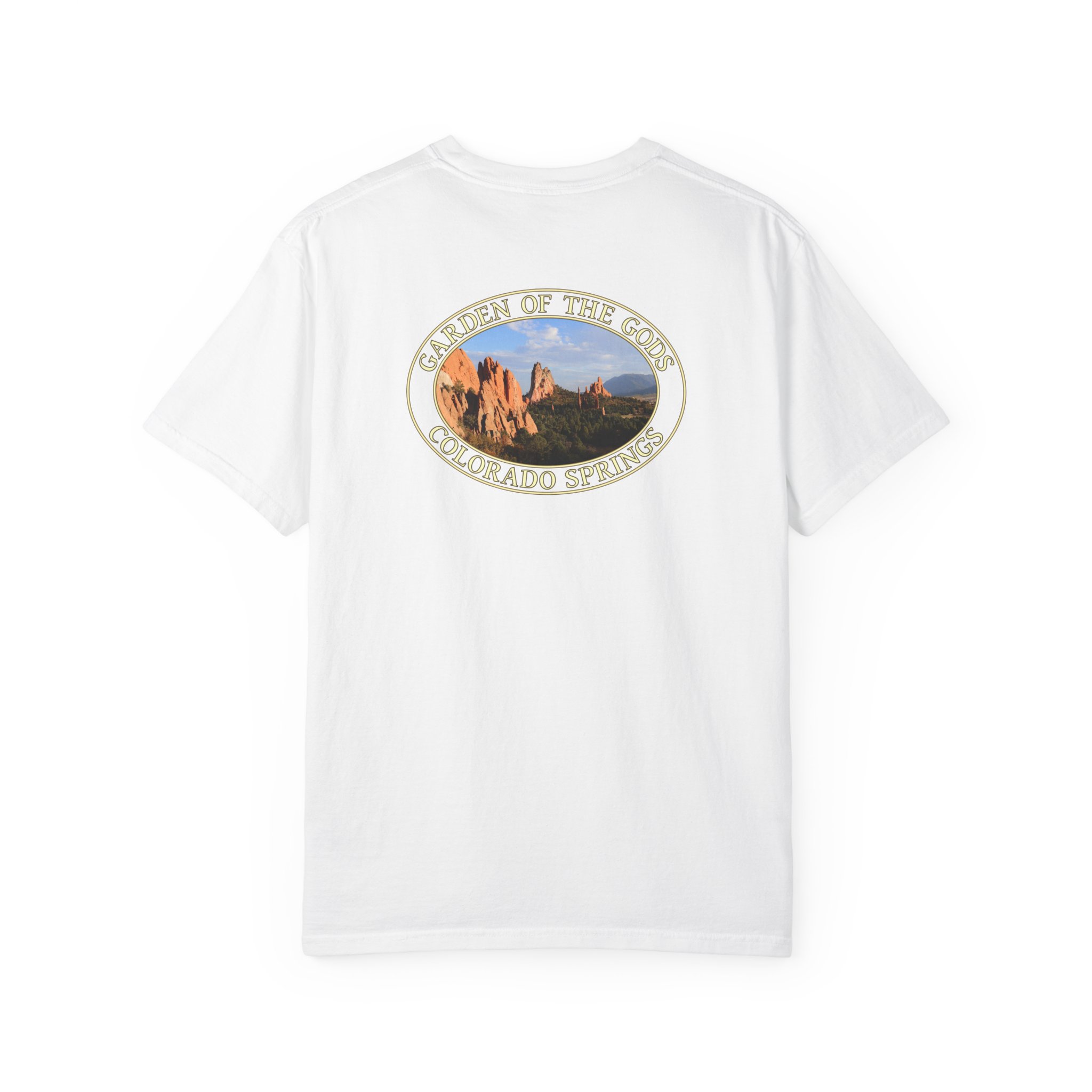 Unique Rock Formations at Garden of the Gods Colorado Springs Relaxed Fit Garment-Dyed Heavyweight T-Shirt - Image 6