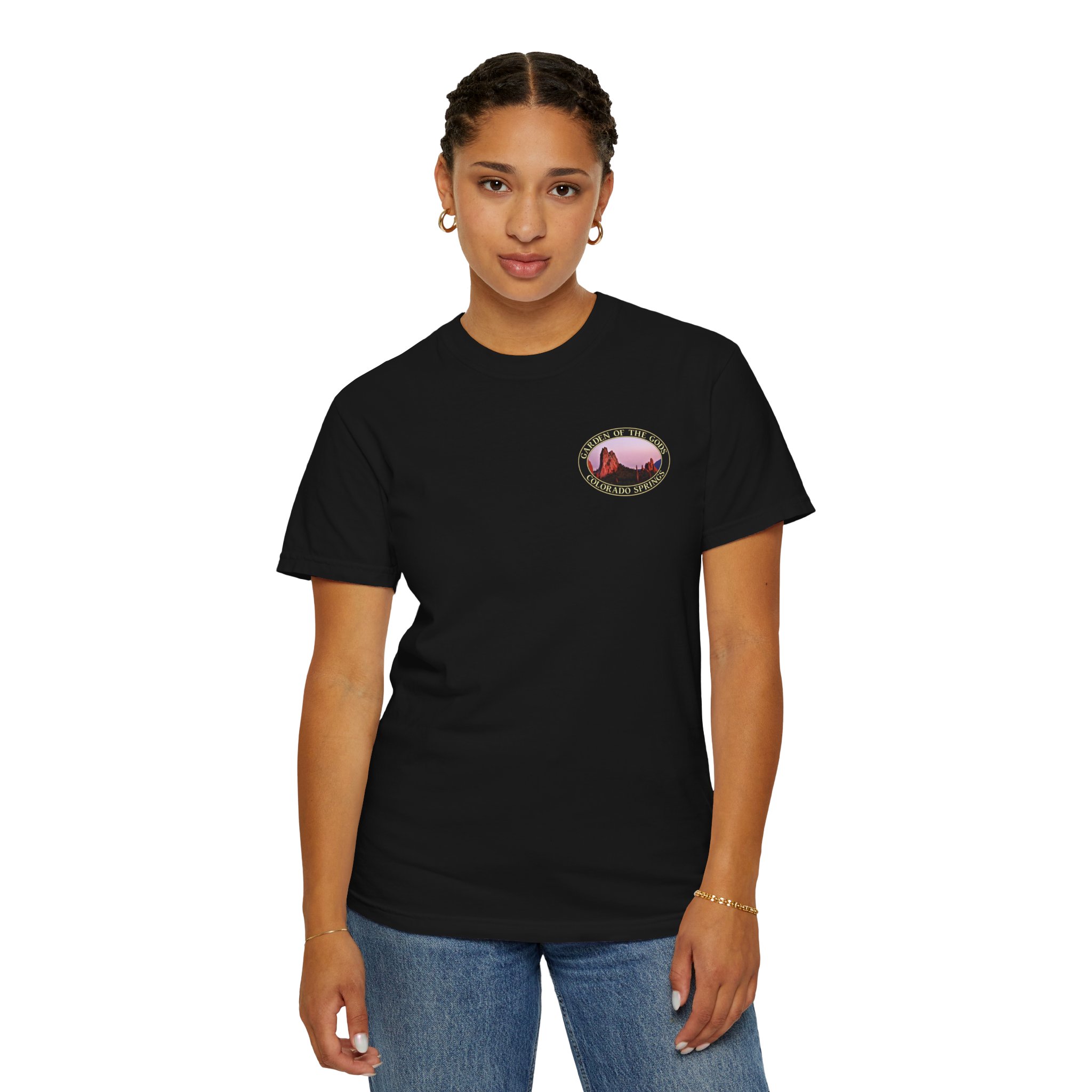 Unique Rock Formations at Garden of the Gods Colorado Springs Garment-Dyed Heavyweight T-Shirt with Relaxed Fit - Image 23