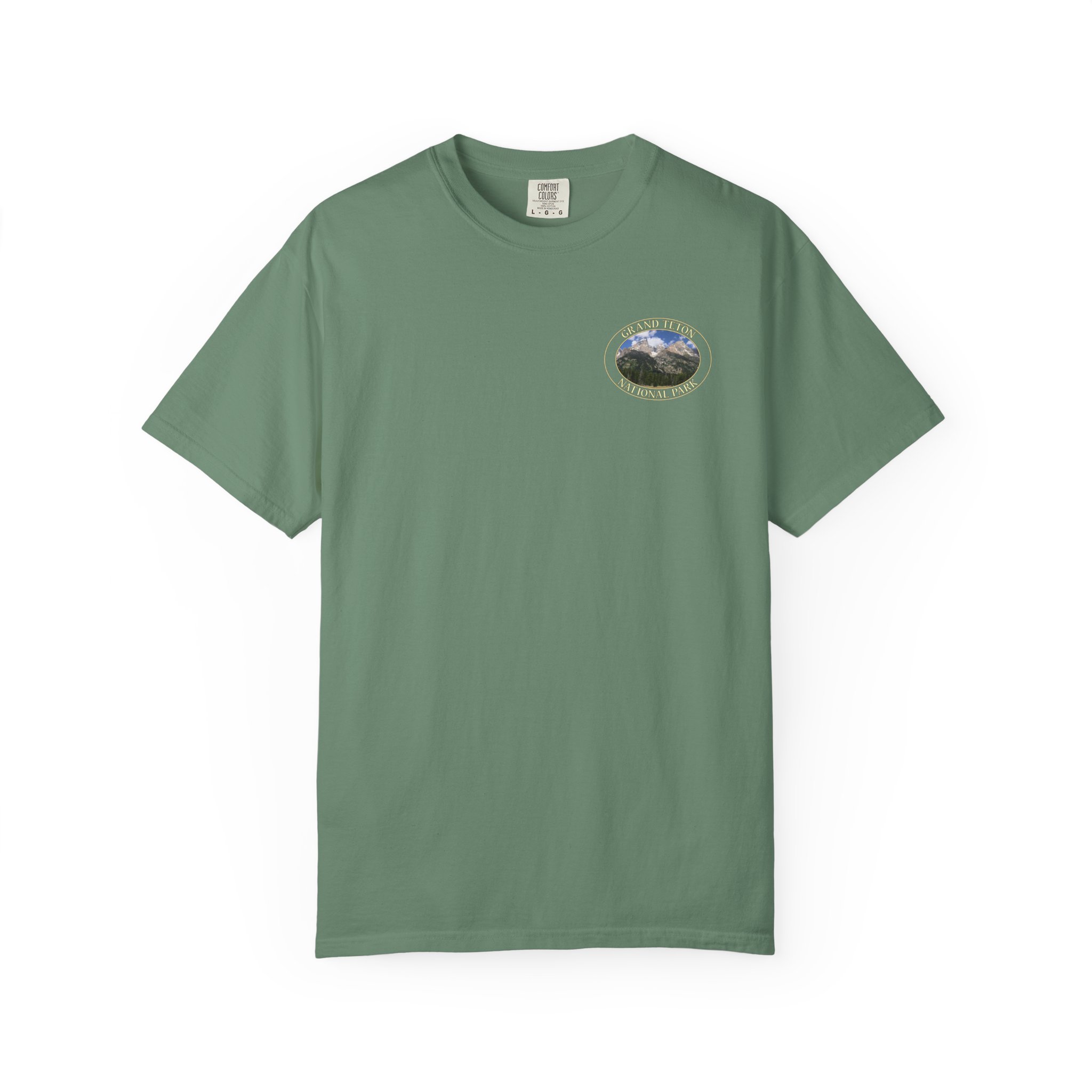 Grand Teton Mountains Scenic Photo Relaxed Fit Garment-Dyed Heavyweight T-Shirt, Grand Teton National Park - Image 17