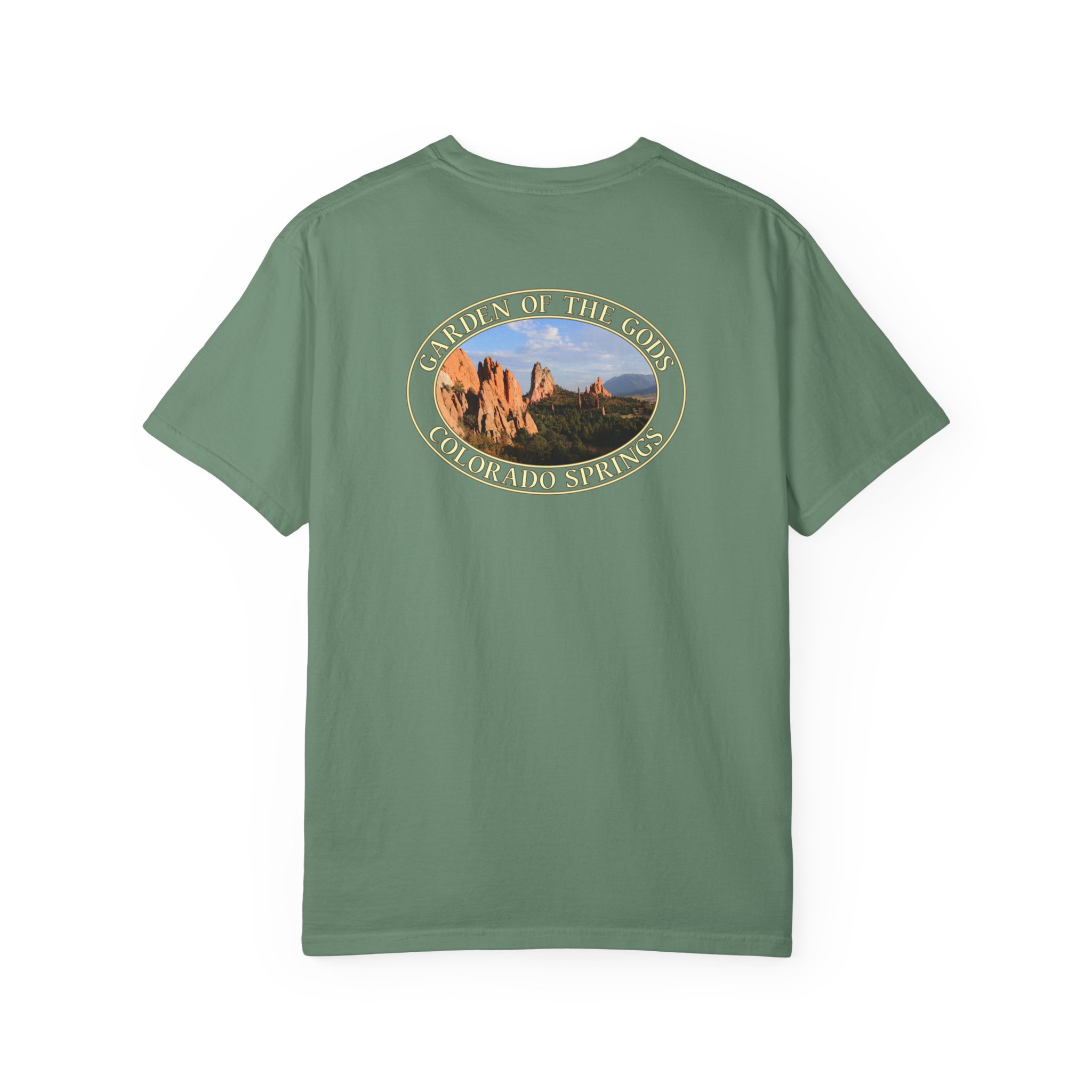 Unique Rock Formations at Garden of the Gods Colorado Springs Relaxed Fit Garment-Dyed Heavyweight T-Shirt - Image 18