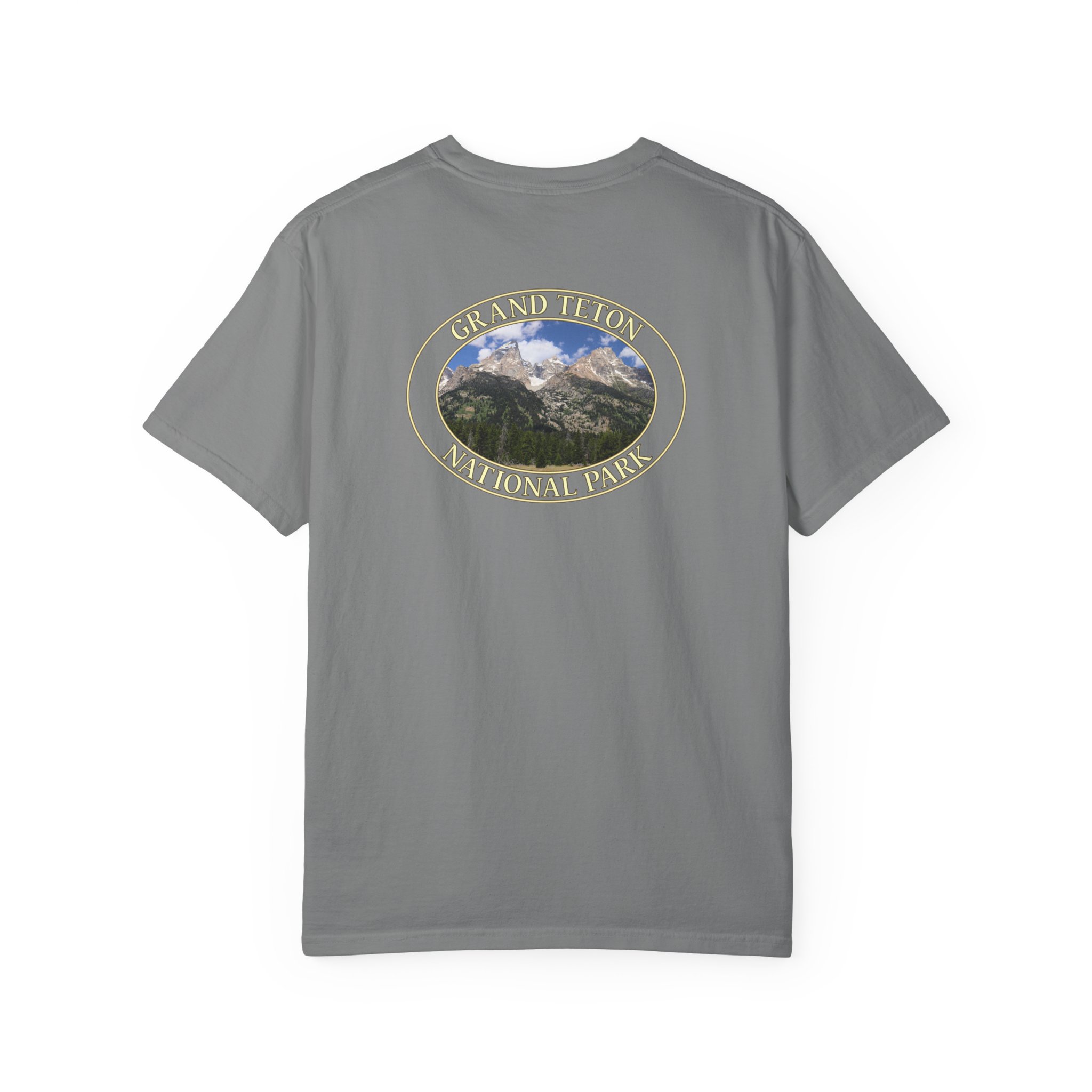 Grand Teton Mountains Scenic Photo Relaxed Fit Garment-Dyed Heavyweight T-Shirt, Grand Teton National Park - Image 14