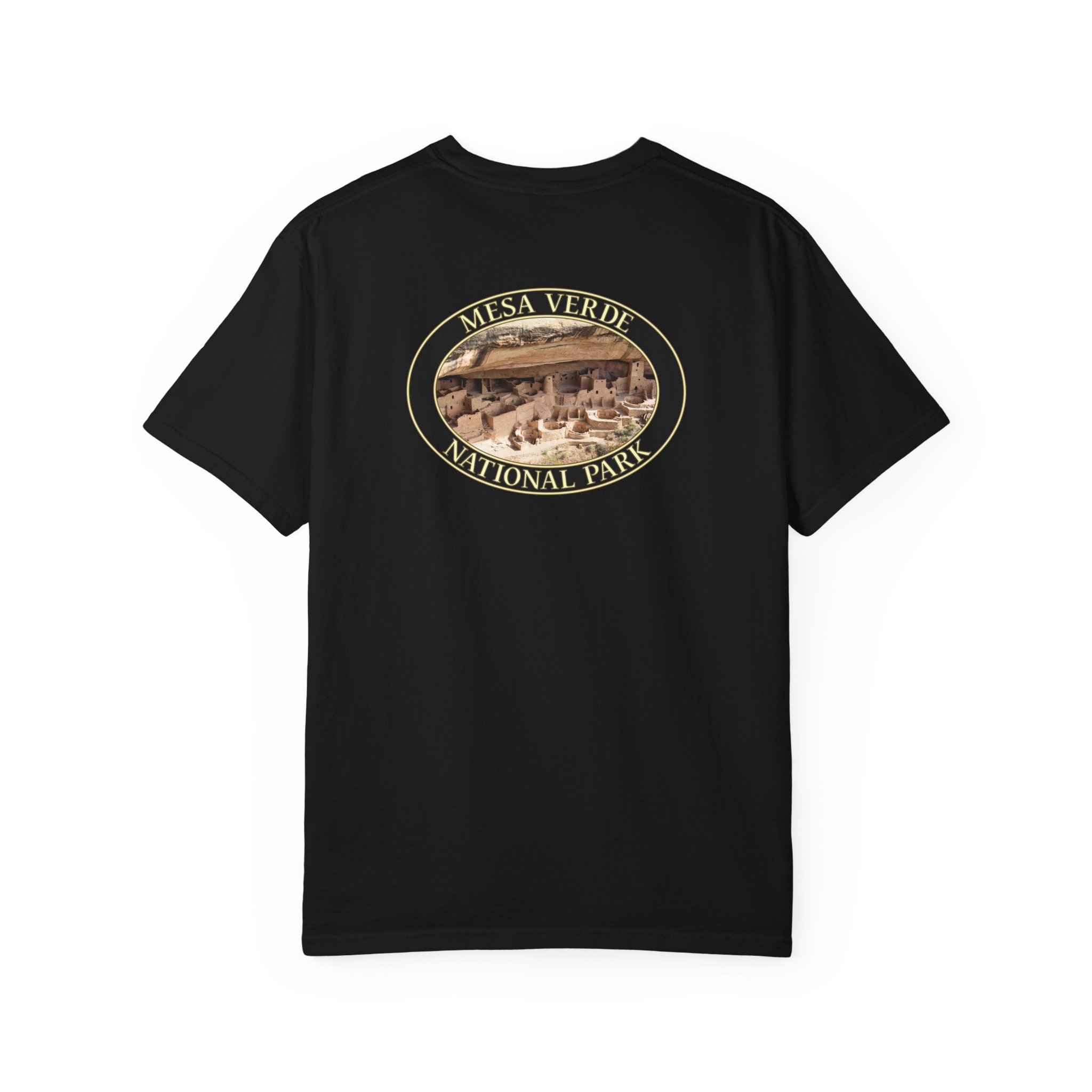 Cliff Palace at Mesa Verde National Park Scenic Photograph T-Shirt - Relaxed Fit, Garment Dyed Heavyweight Travel Tee - Image 18