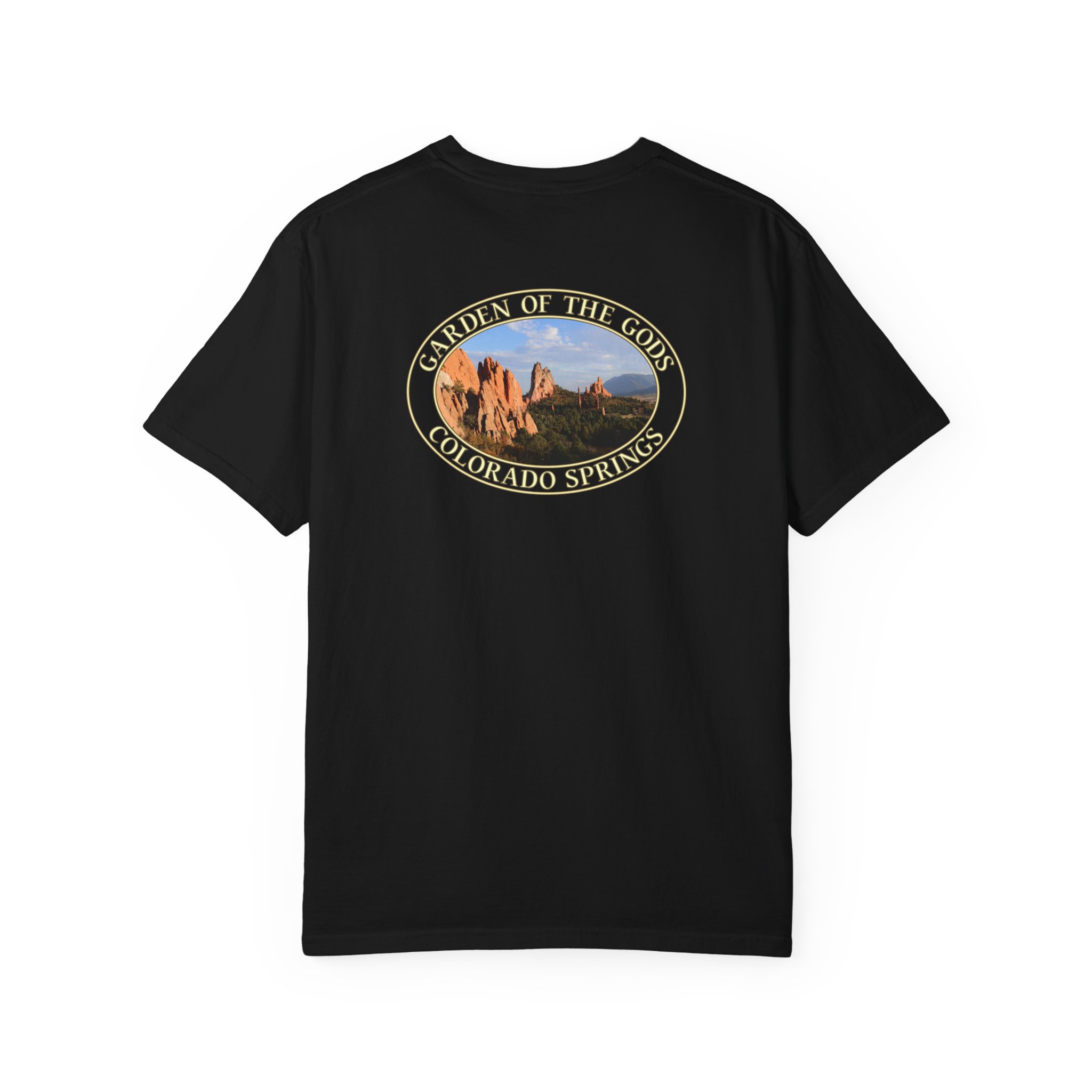 Unique Rock Formations at Garden of the Gods Colorado Springs Relaxed Fit Garment-Dyed Heavyweight T-Shirt - Image 22