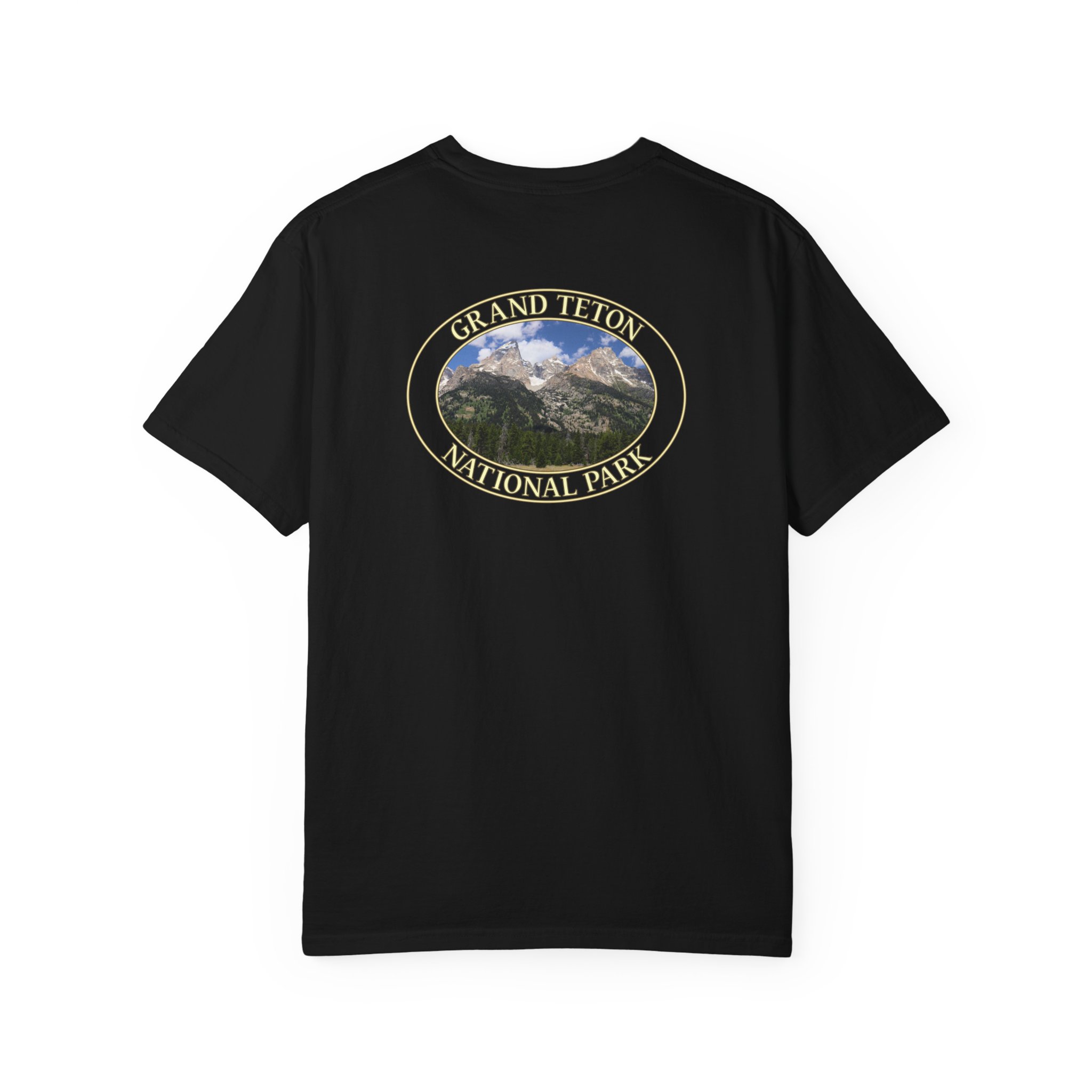 Grand Teton Mountains Scenic Photo Relaxed Fit Garment-Dyed Heavyweight T-Shirt, Grand Teton National Park - Image 22