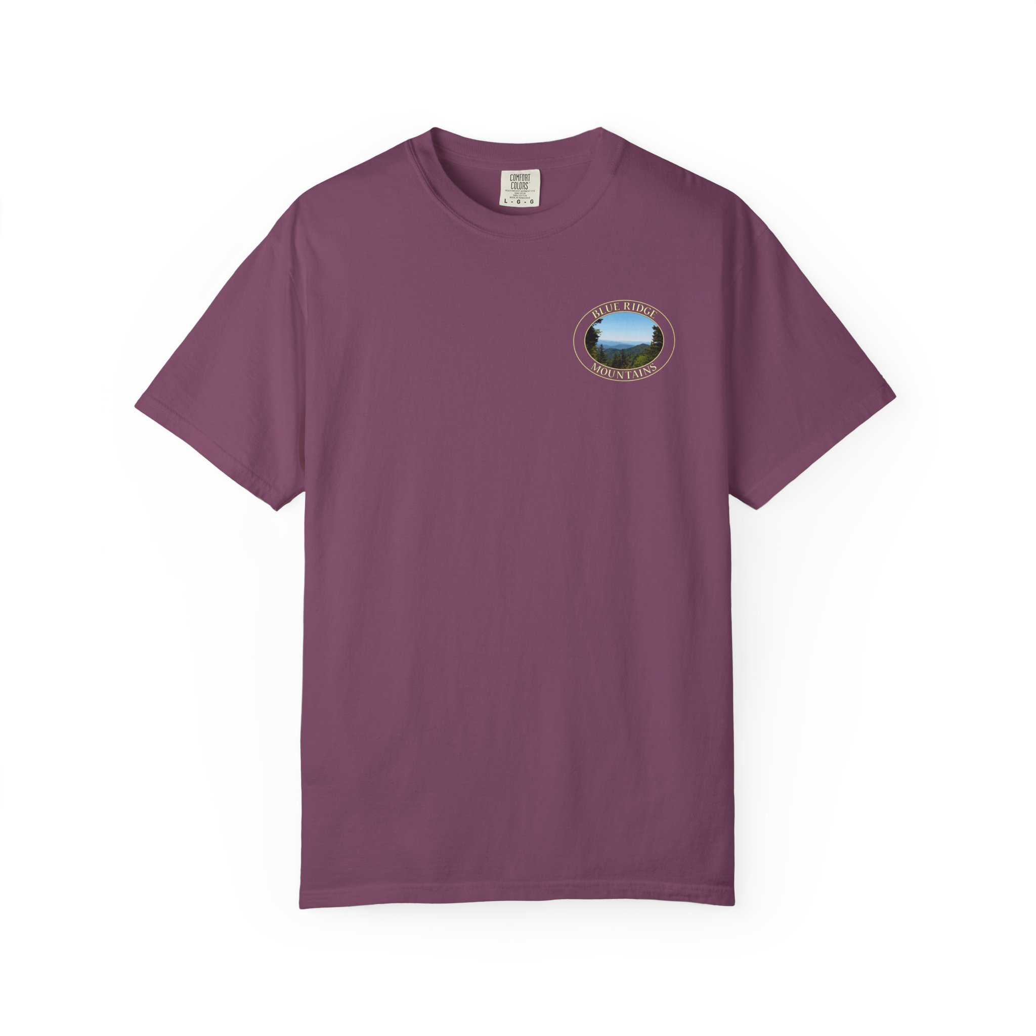 Blue Ridge Mountains of North Carolina Scenic Garment-Dyed Heavyweight T-Shirt with Relaxed Fit and Soft Cotton - Image 25