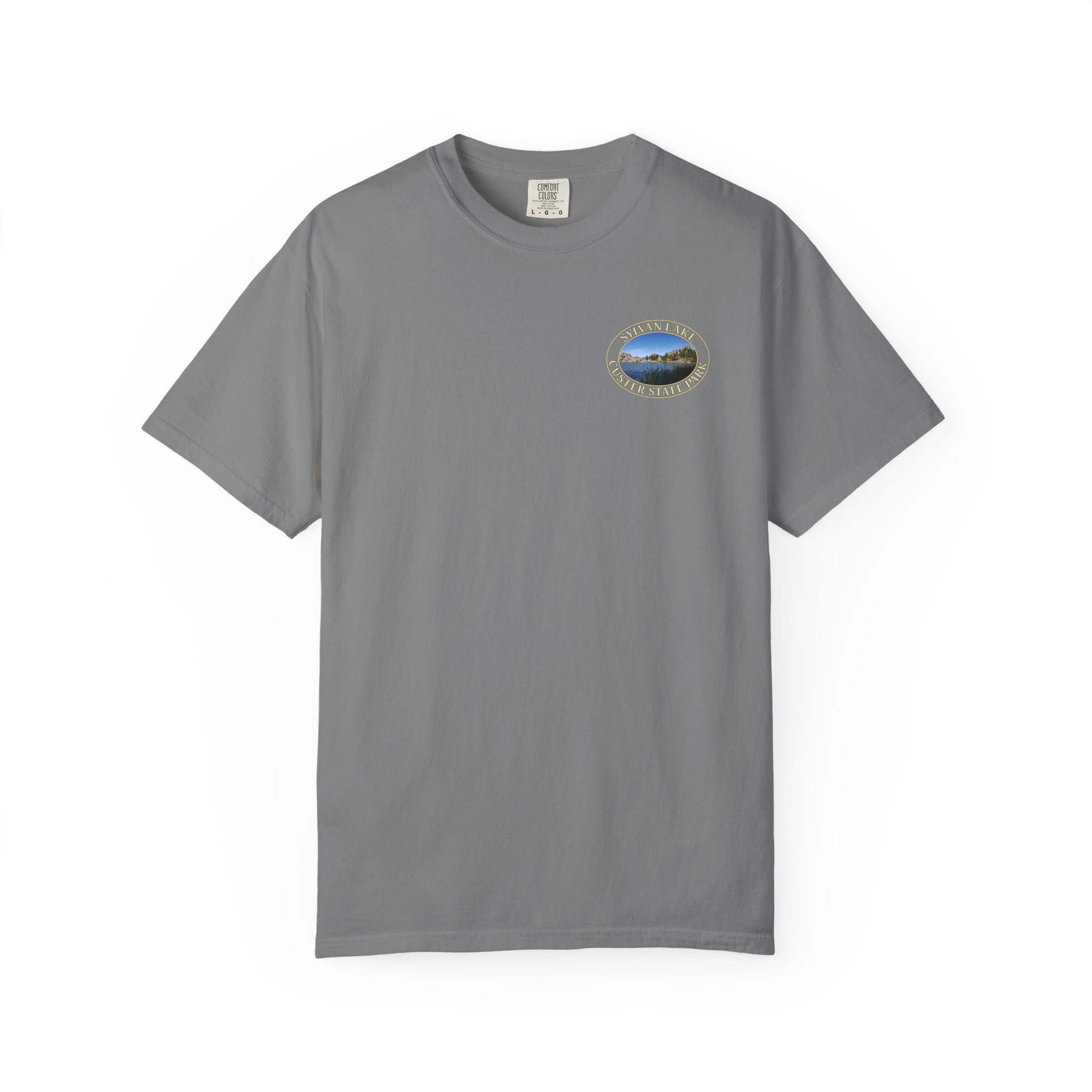 Sylvan Lake at Custer State Park South Dakota Scenic Travel T-Shirt – Soft Garment-Dyed Heavyweight Tee - Image 13