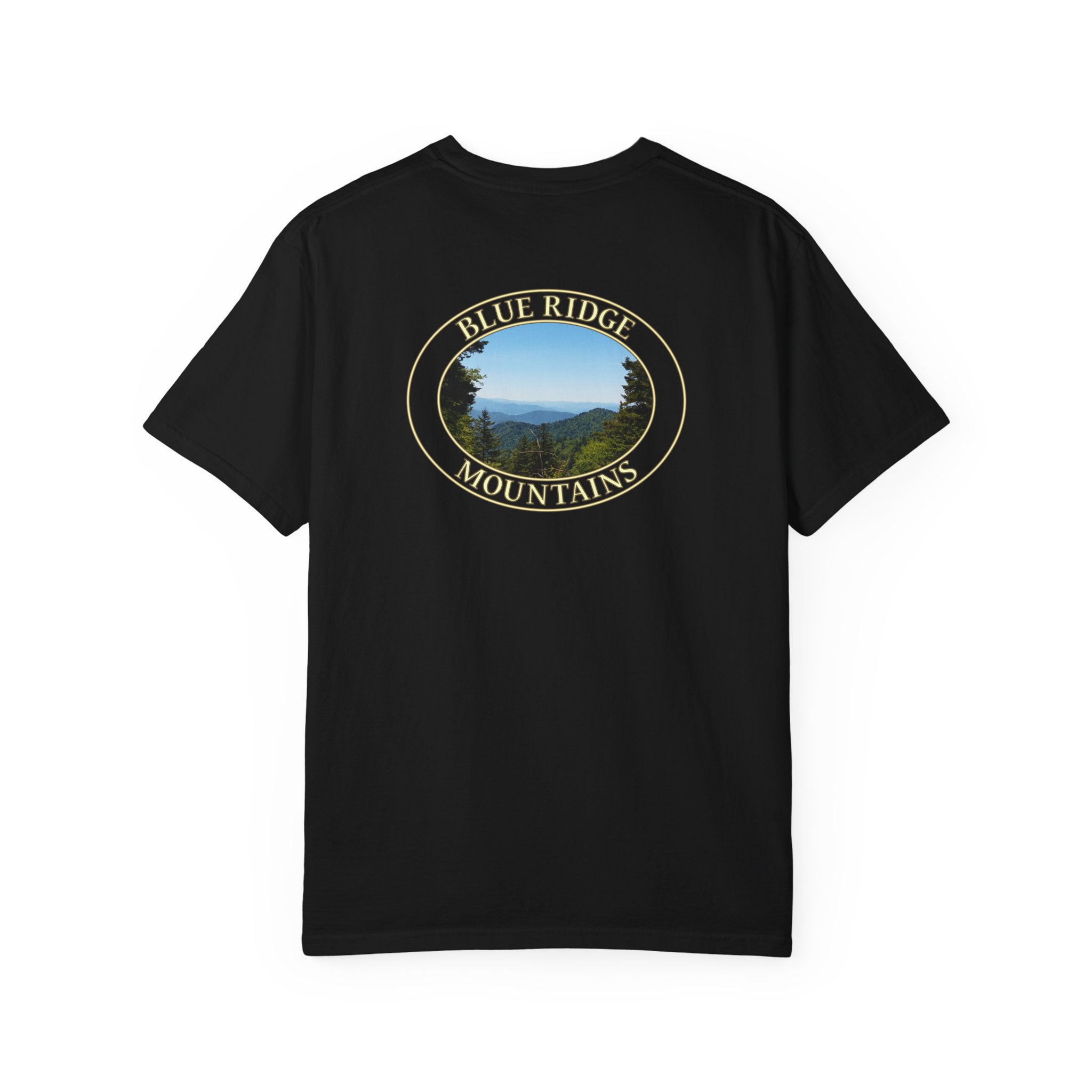Blue Ridge Mountains of North Carolina Scenic Garment-Dyed Heavyweight T-Shirt with Relaxed Fit and Soft Cotton - Image 22