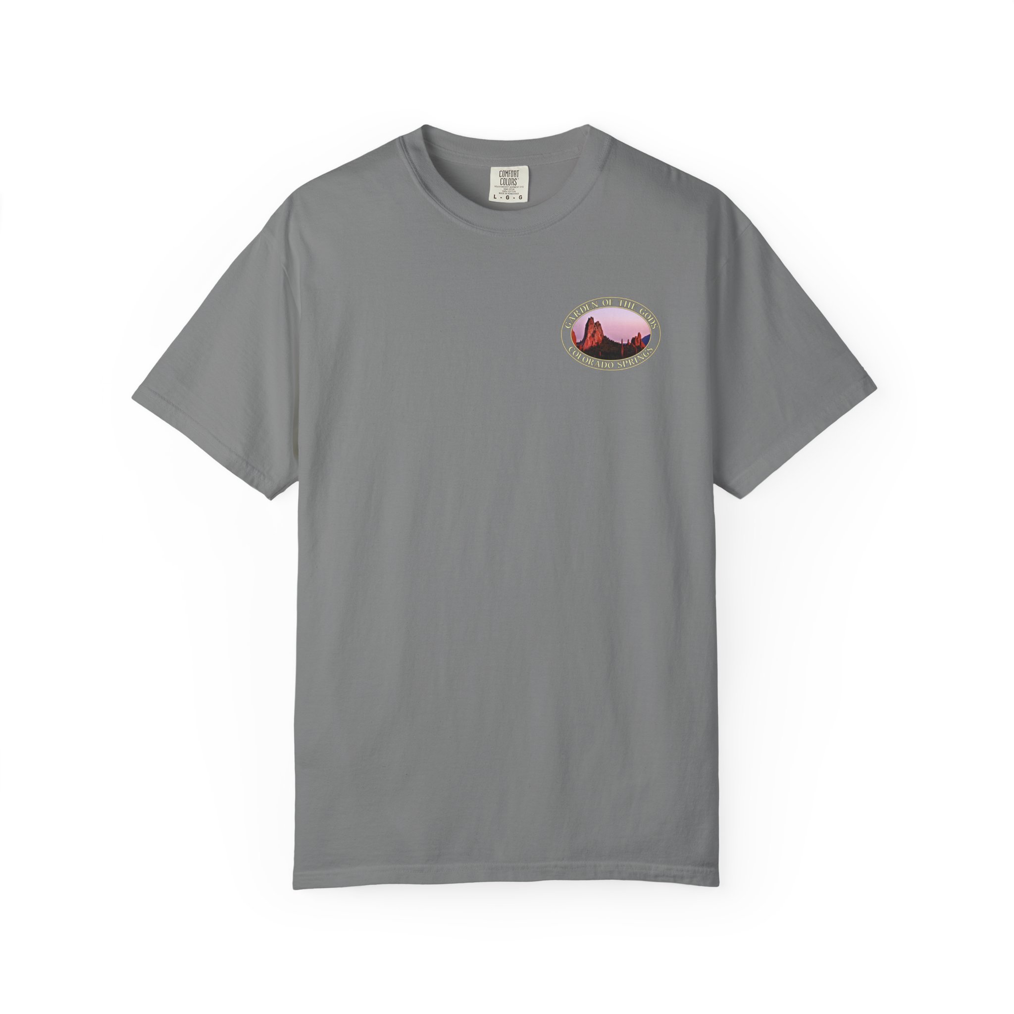 Unique Rock Formations at Garden of the Gods in Colorado Springs Scenic Garment-Dyed Heavyweight T-Shirt - Image 13