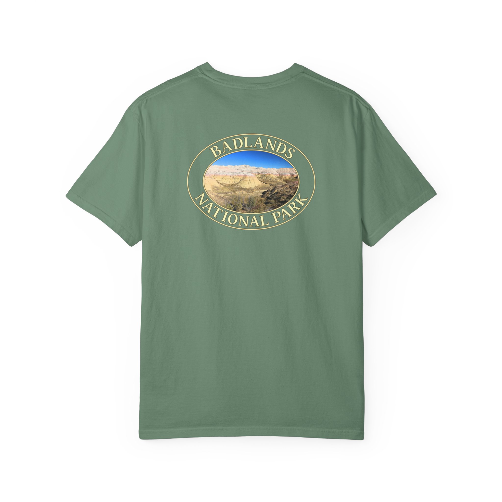 Yellow Mounds at Badlands National Park Scenic Garment-Dyed Heavyweight T-Shirt with Relaxed Fit - Image 18