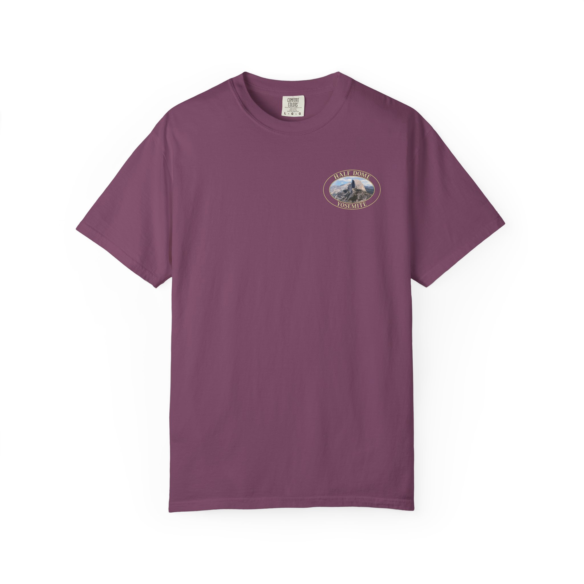 Half Dome Closeup Yosemite National Park Relaxed Fit Garment-Dyed Heavyweight T-Shirt - Image 25