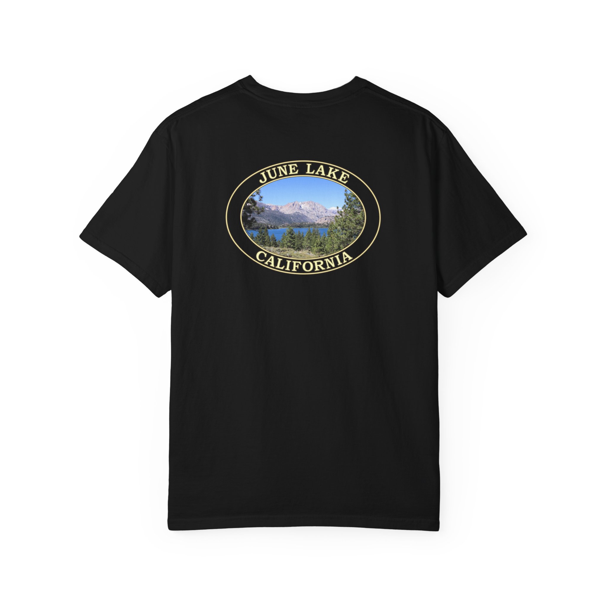 June Lake and Eastern Sierra Nevada Mountains Scenic California Nature Photography T-Shirt with Relaxed Fit, Garment Dyed Heavyweight Tee - Image 22