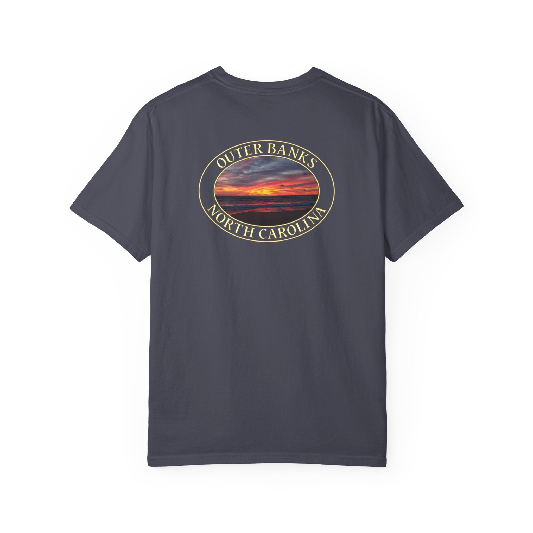 Sunrise Over Atlantic Ocean Outer Banks North Carolina Relaxed Fit Garment-Dyed Heavyweight T-Shirt - Image 22