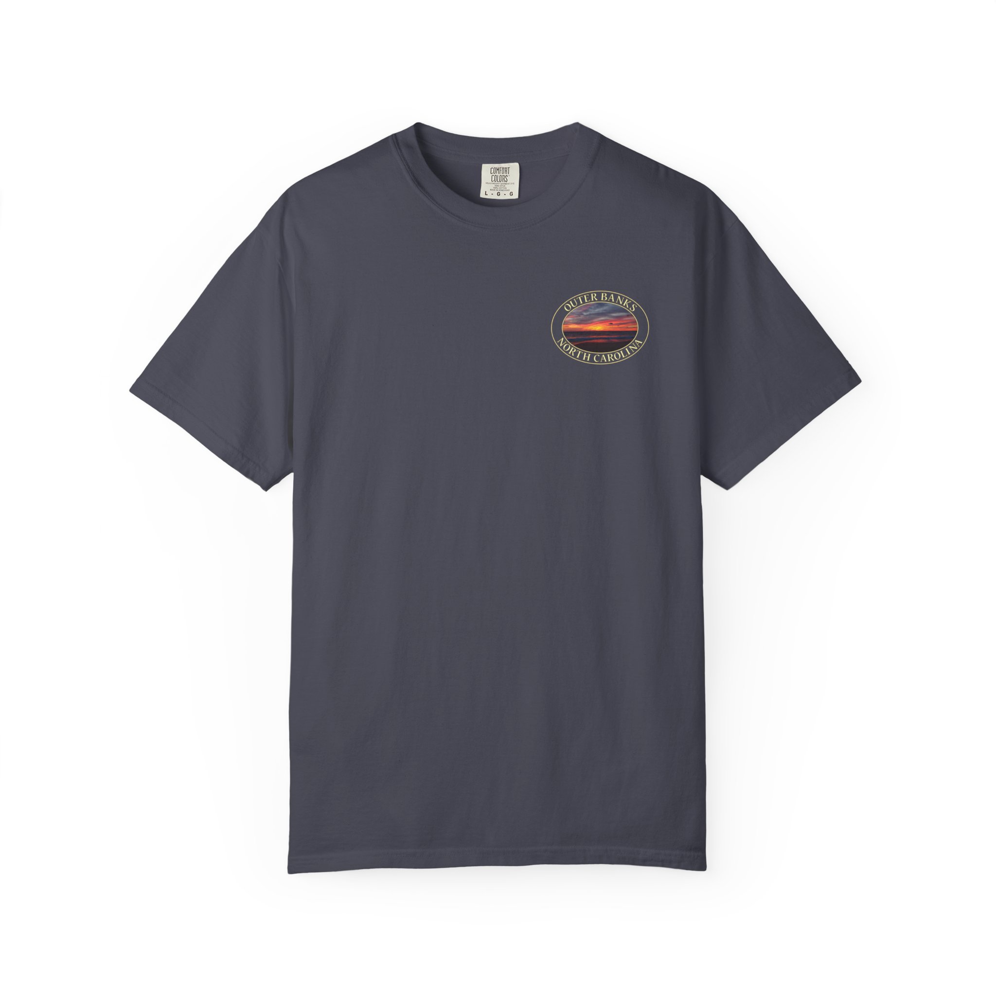 Sunrise Over Atlantic Ocean Outer Banks North Carolina Relaxed Fit Garment-Dyed Heavyweight T-Shirt - Image 21