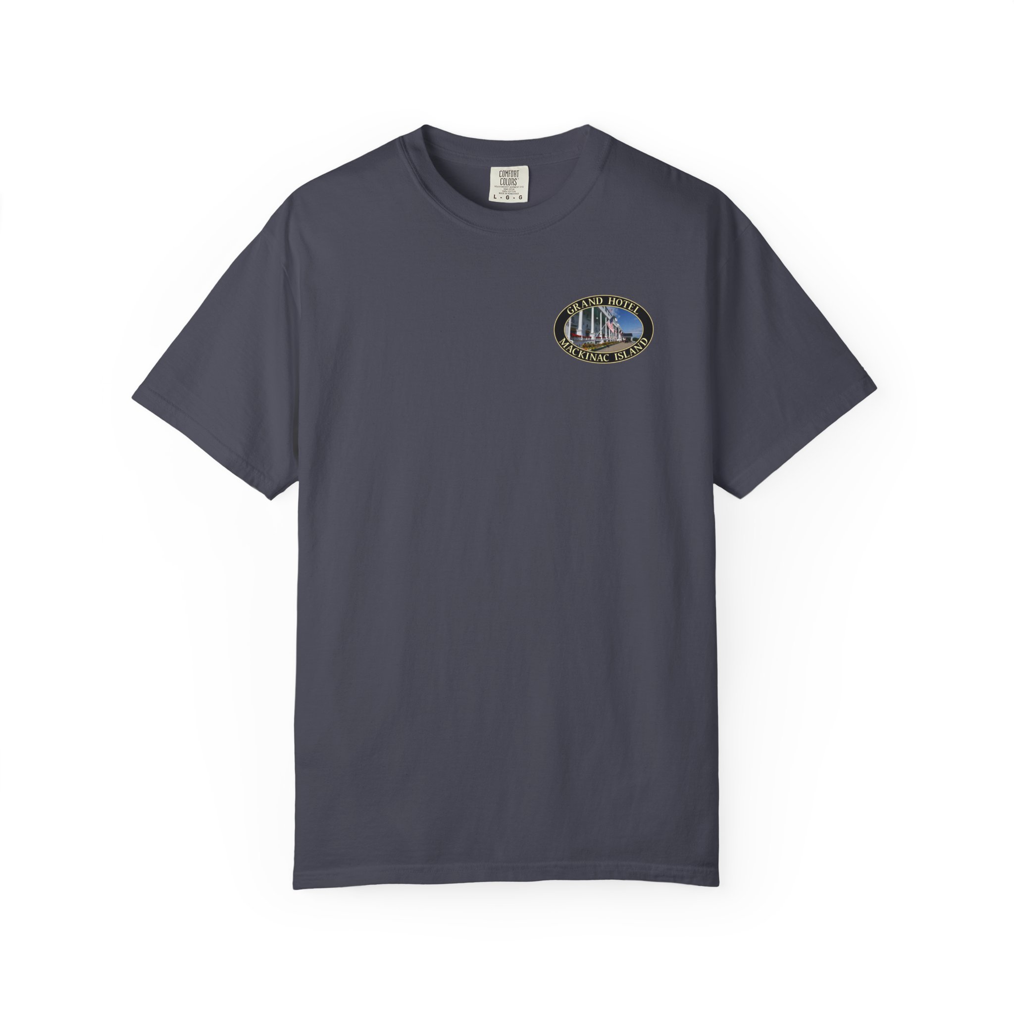 Grand Hotel on Mackinac Island Michigan, Scenic Photography Garment-Dyed Heavyweight T-Shirt with Relaxed Fit, 2-sided Print - Image 21