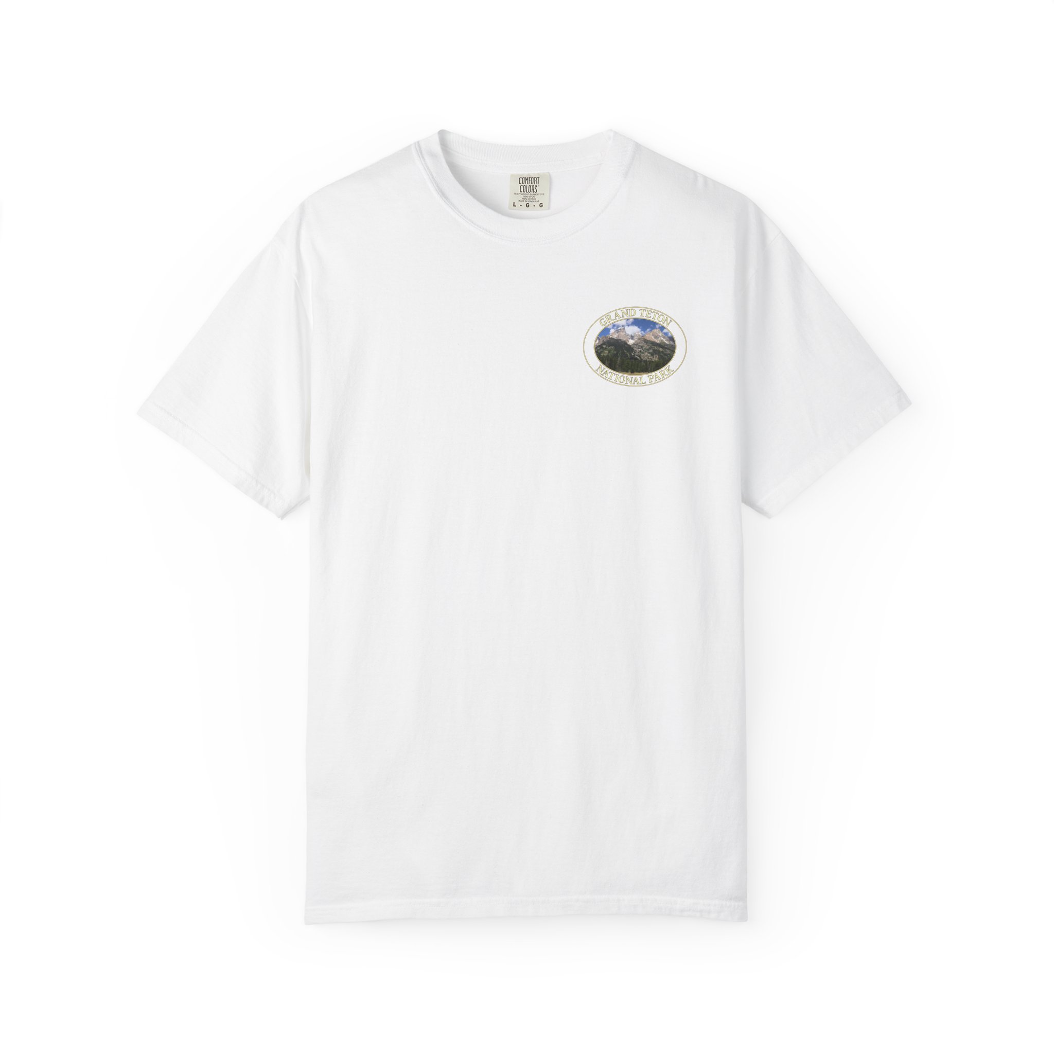 Grand Teton Mountains Scenic Photo Relaxed Fit Garment-Dyed Heavyweight T-Shirt, Grand Teton National Park - Image 5