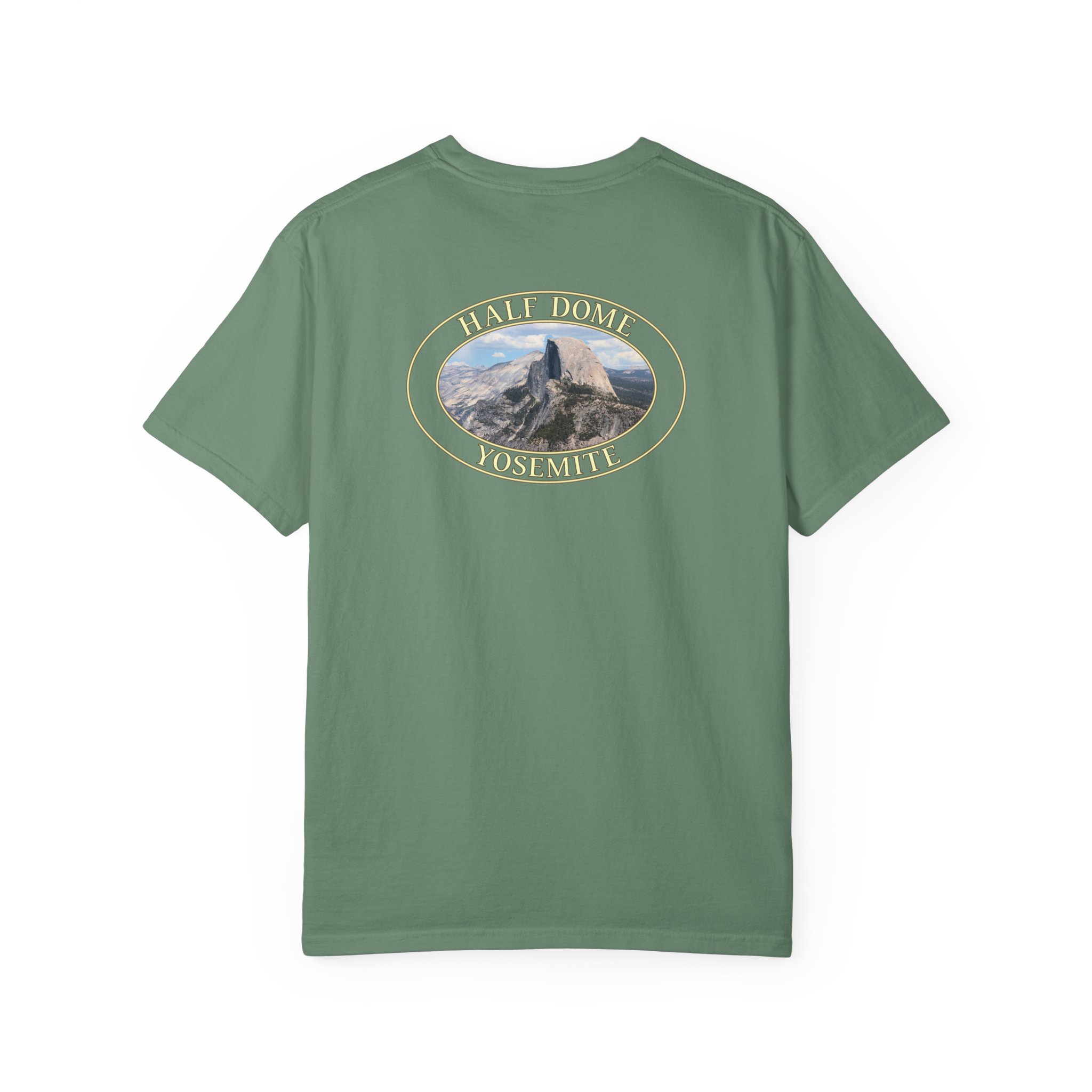 Half Dome Closeup Yosemite National Park Relaxed Fit Garment-Dyed Heavyweight T-Shirt - Image 18