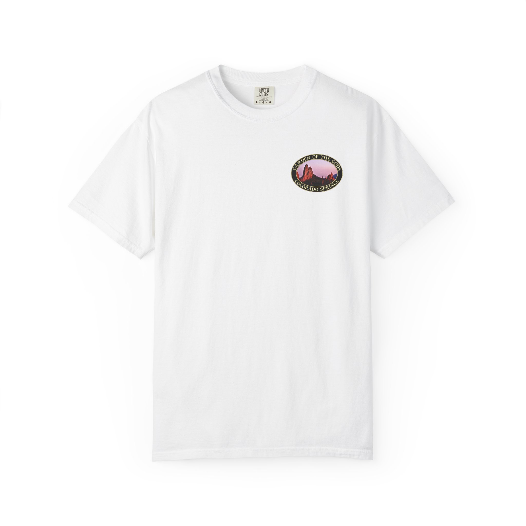 Unique Rock Formations at Garden of the Gods Colorado Springs Garment-Dyed Heavyweight T-Shirt with Relaxed Fit - Image 5