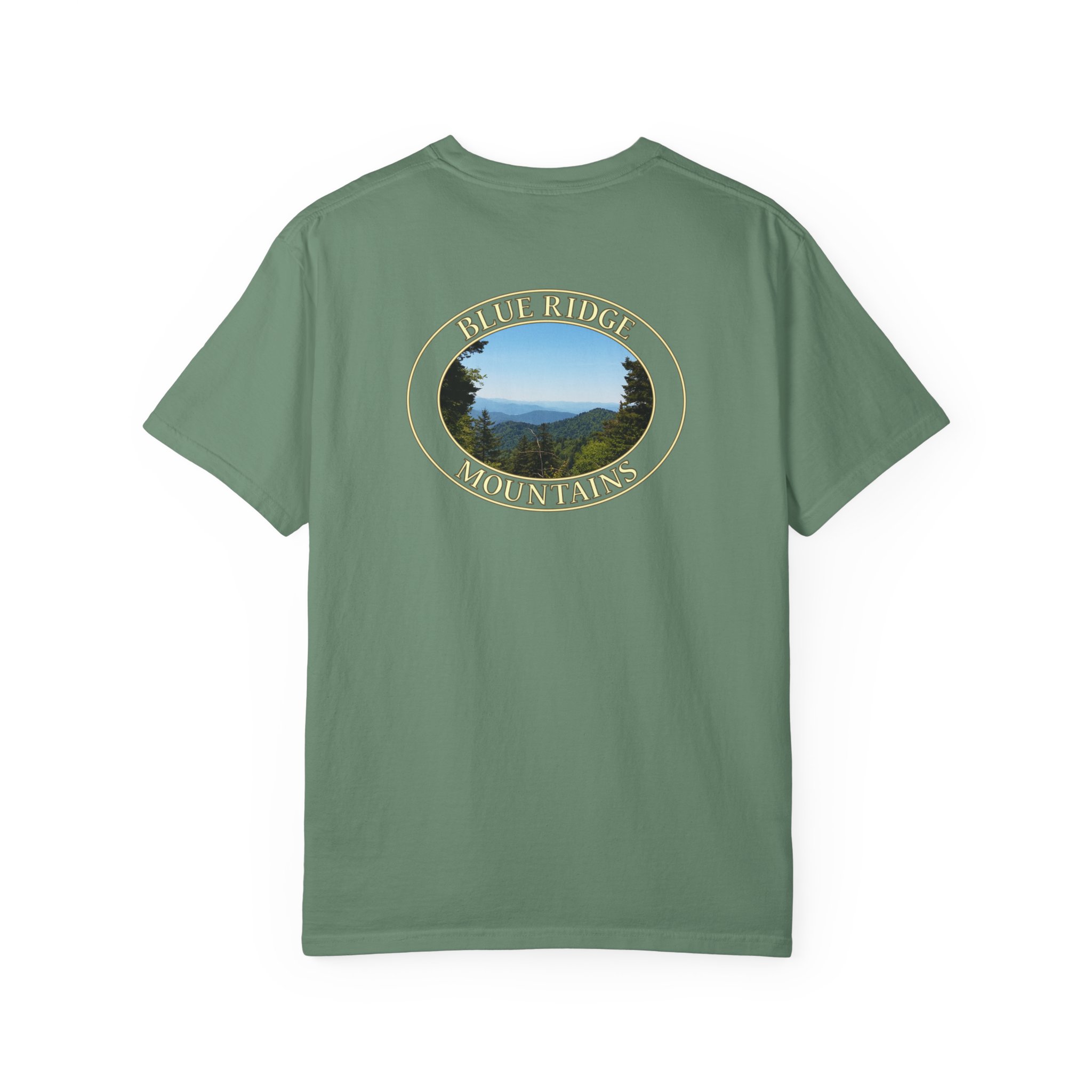 Blue Ridge Mountains of North Carolina Scenic Garment-Dyed Heavyweight T-Shirt with Relaxed Fit and Soft Cotton - Image 18