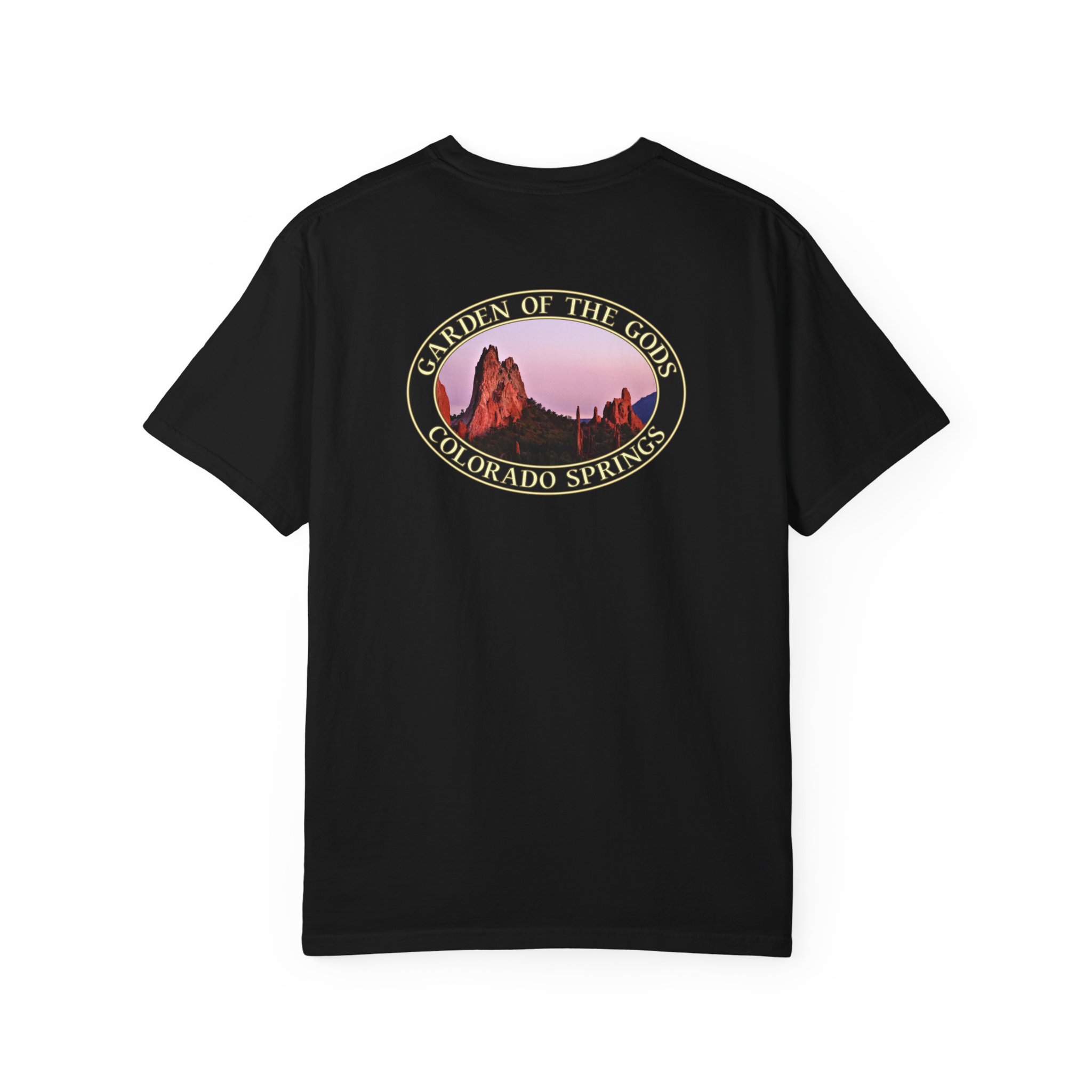Unique Rock Formations at Garden of the Gods Colorado Springs Garment-Dyed Heavyweight T-Shirt with Relaxed Fit - Image 22