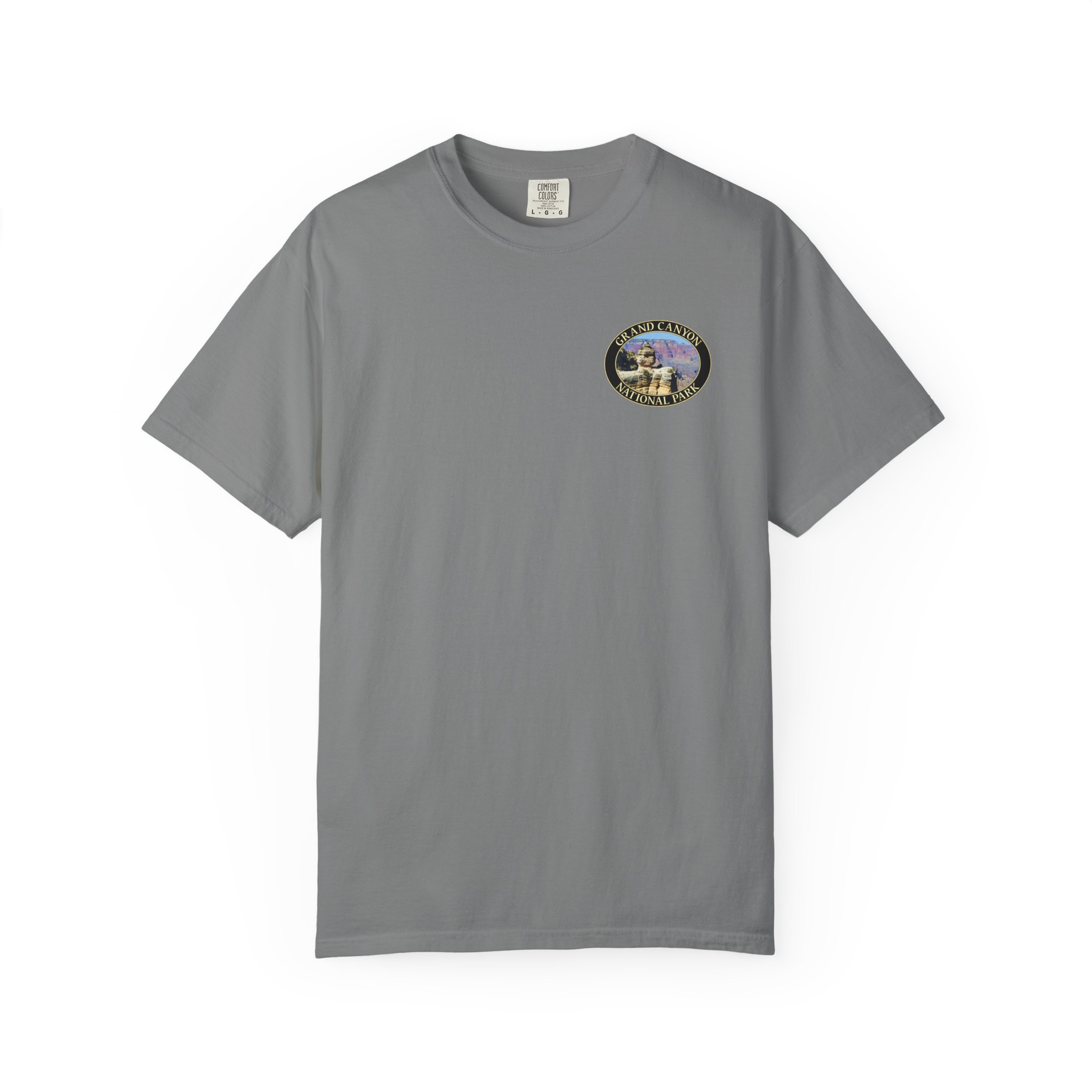 Duck Rock at Grand Canyon National Park Scenic T-Shirt - Relaxed Fit, Garment Dyed Heavyweight Travel Tee - Image 2