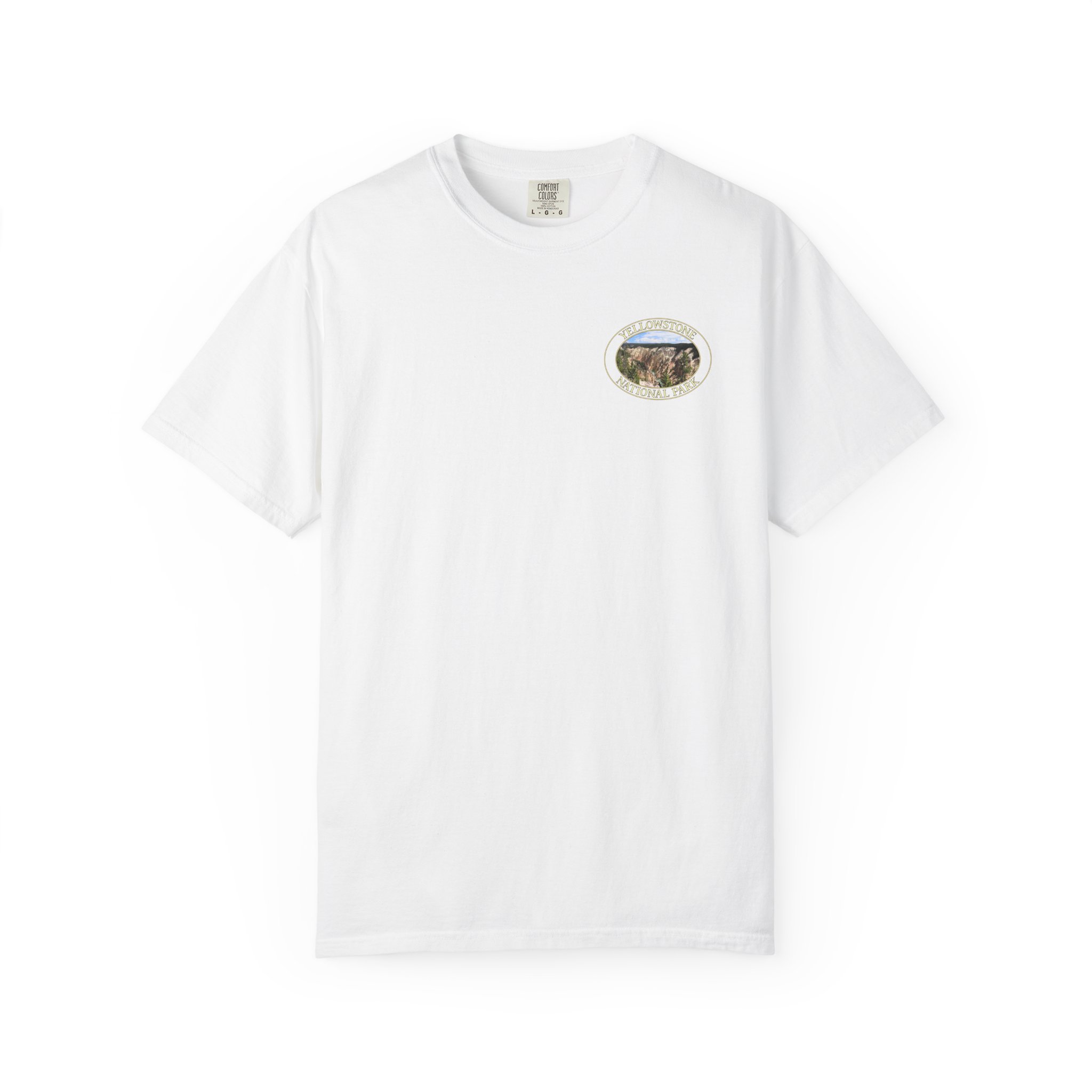 Grand Canyon of the Yellowstone Scenic Travel T-Shirt - Soft Garment-Dyed Heavyweight Tee for National Park Lovers - Image 5