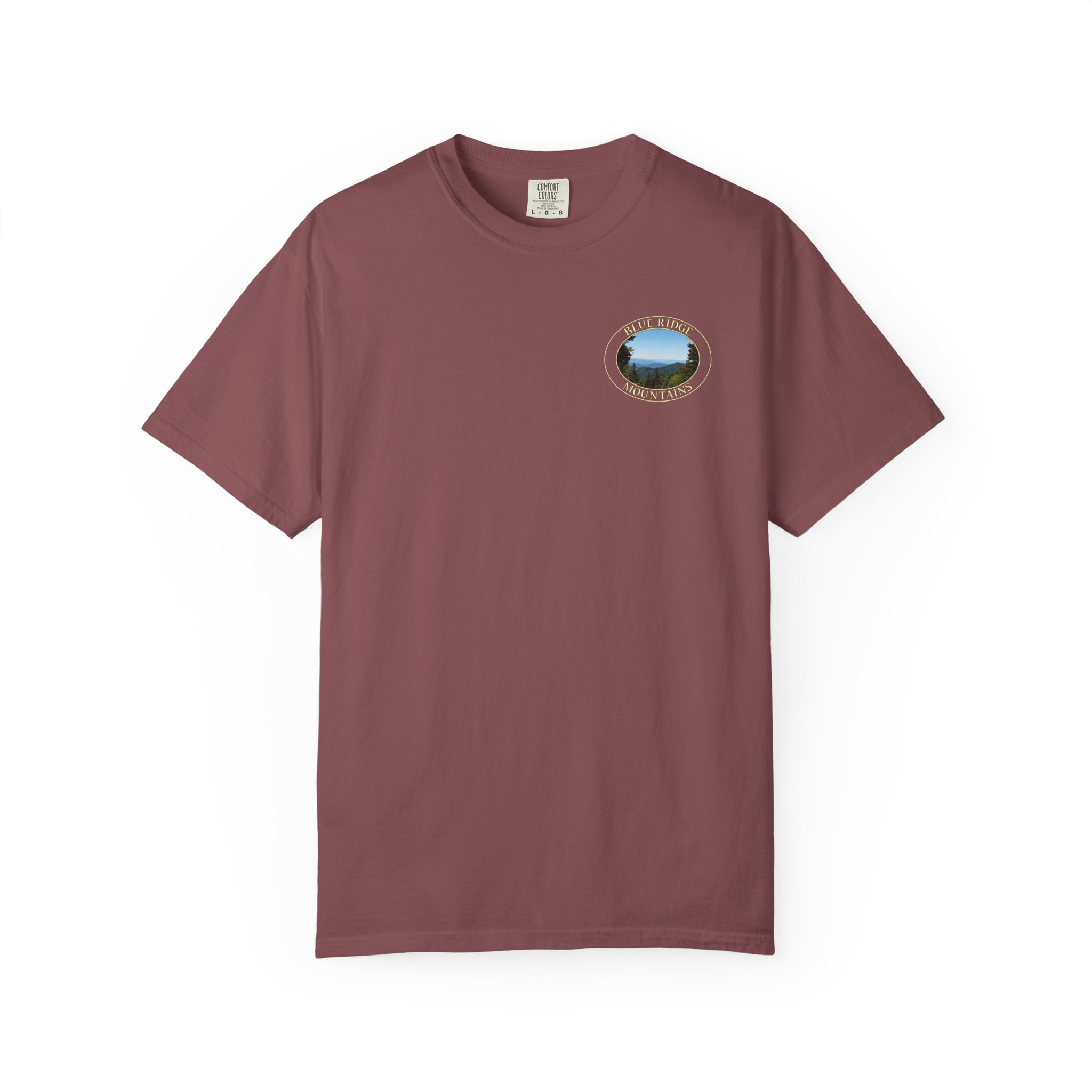 Blue Ridge Mountains of North Carolina Scenic Garment-Dyed Heavyweight T-Shirt with Relaxed Fit and Soft Cotton - Image 9