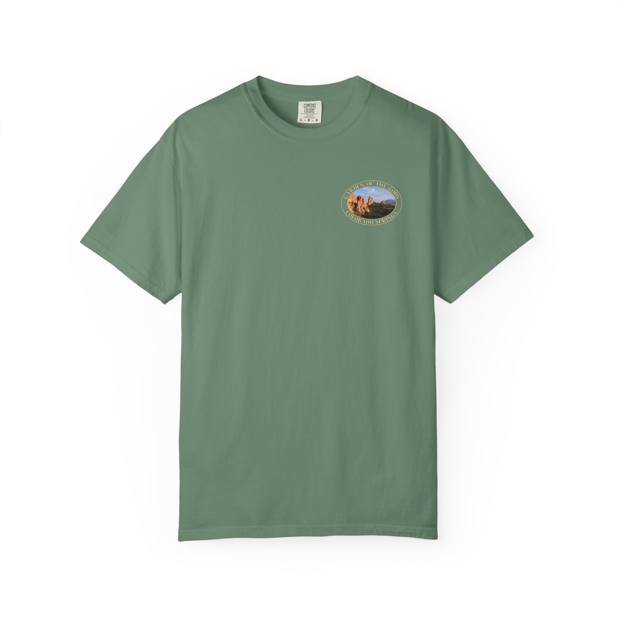 Unique Rock Formations at Garden of the Gods Colorado Springs Relaxed Fit Garment-Dyed Heavyweight T-Shirt - Image 17