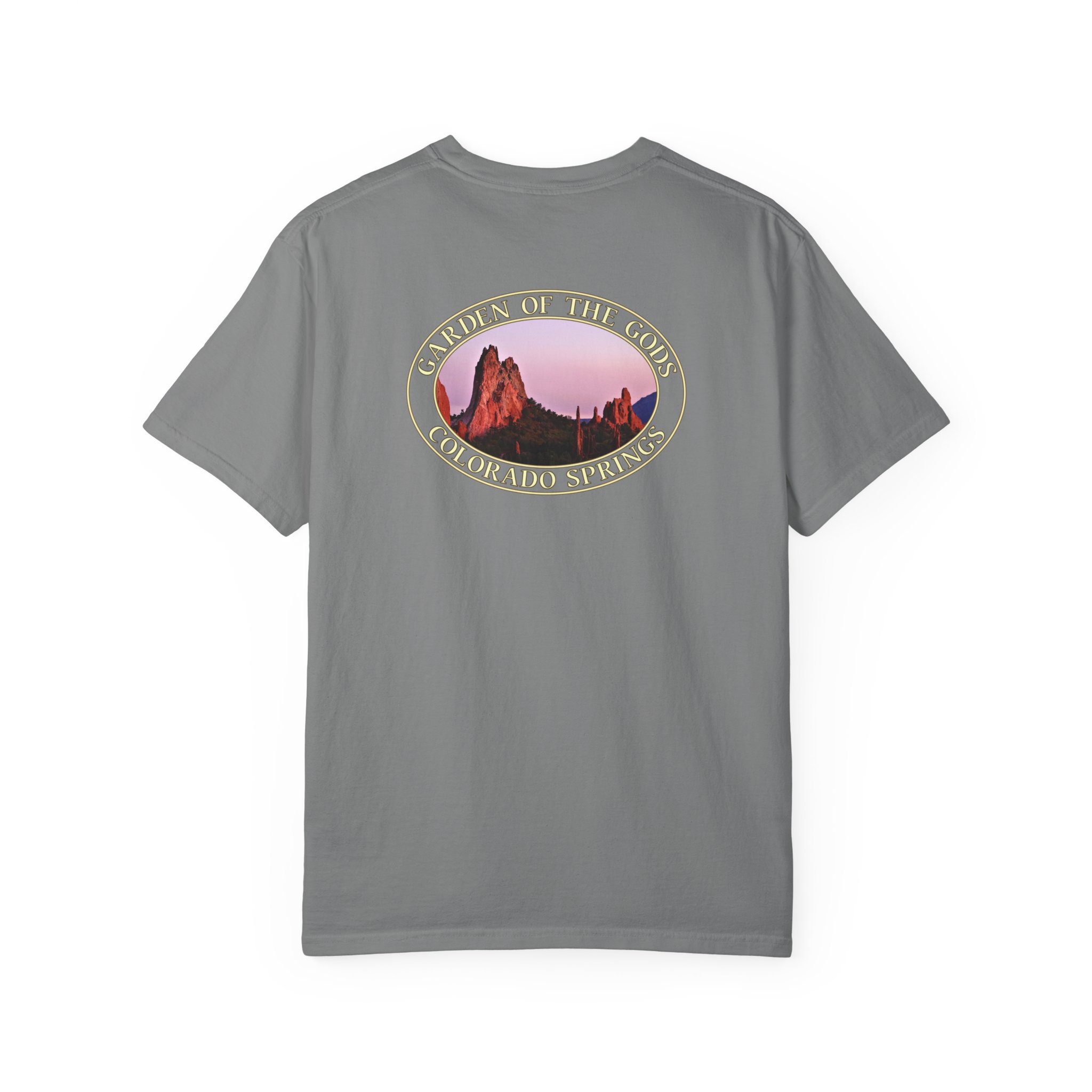 Unique Rock Formations at Garden of the Gods in Colorado Springs Scenic Garment-Dyed Heavyweight T-Shirt - Image 14