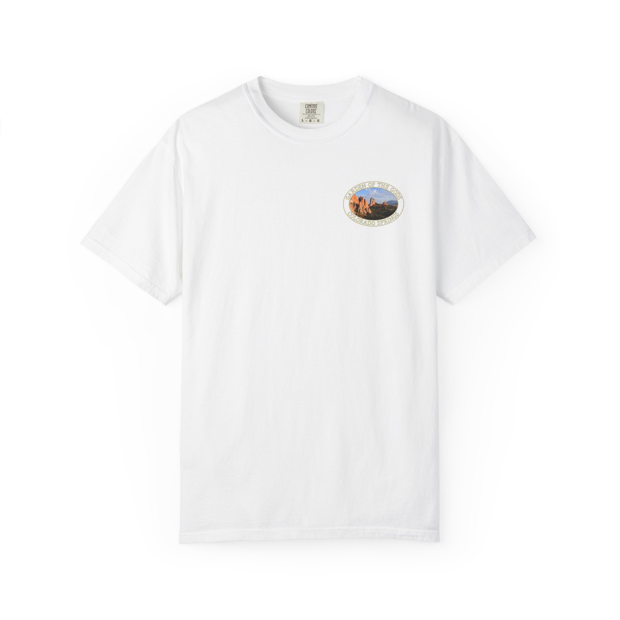 Unique Rock Formations at Garden of the Gods Colorado Springs Relaxed Fit Garment-Dyed Heavyweight T-Shirt - Image 5