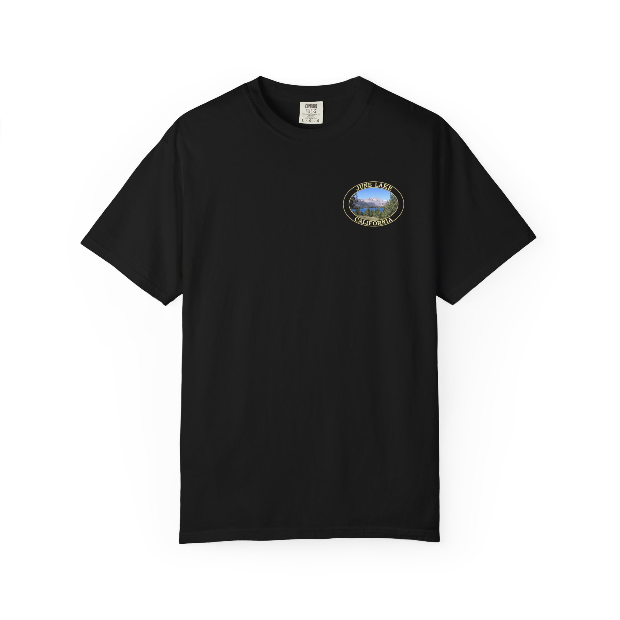 June Lake and Eastern Sierra Nevada Mountains Scenic California Nature Photography T-Shirt with Relaxed Fit, Garment Dyed Heavyweight Tee - Image 21