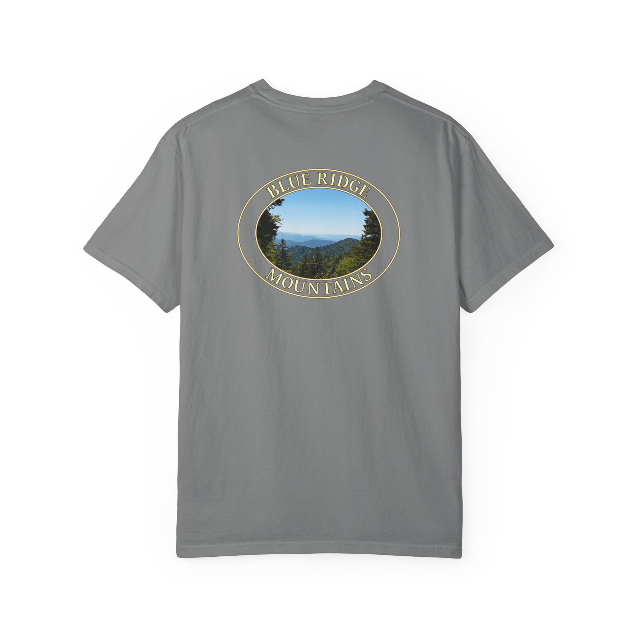 Blue Ridge Mountains of North Carolina Scenic Garment-Dyed Heavyweight T-Shirt with Relaxed Fit and Soft Cotton - Image 14