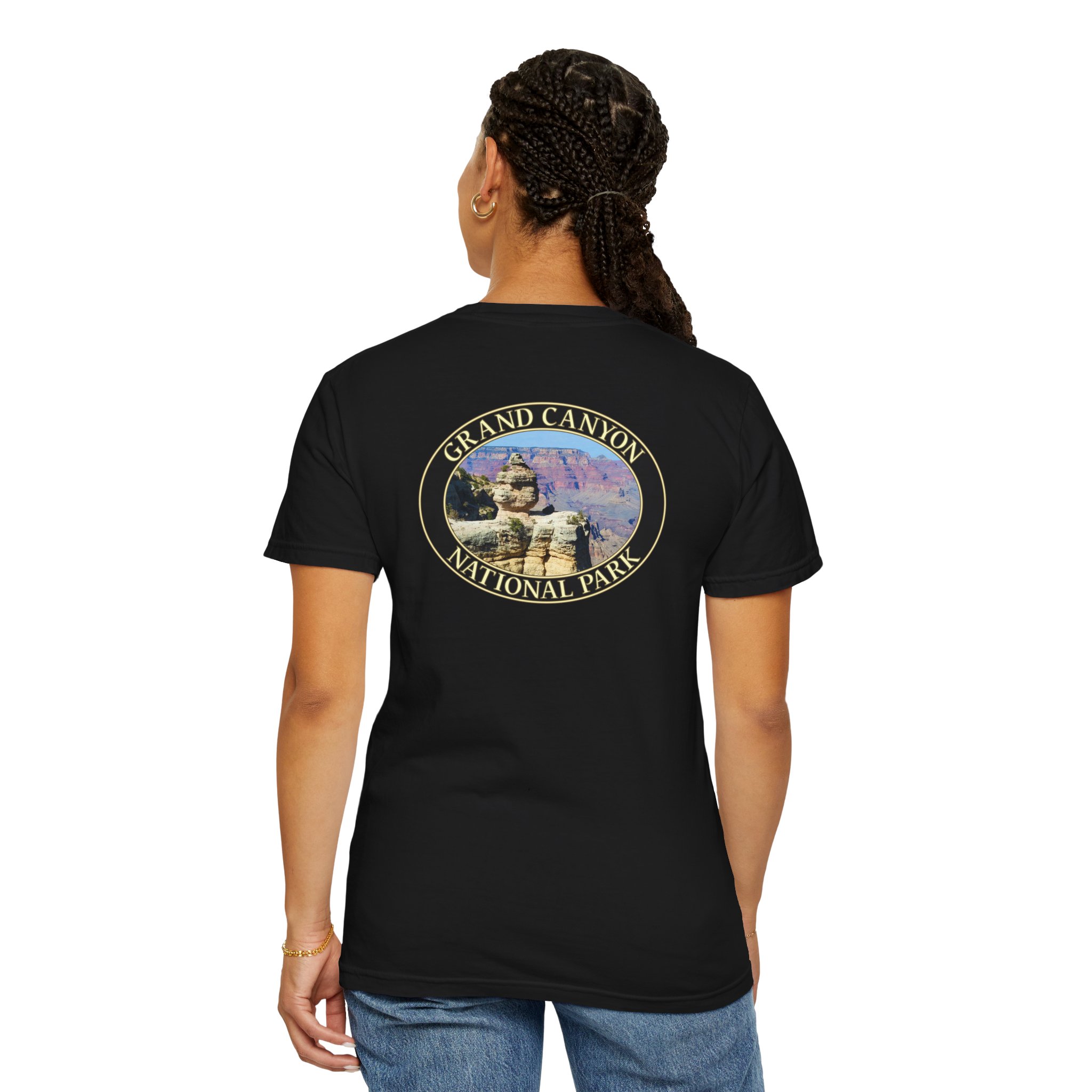 Duck Rock at Grand Canyon National Park Scenic T-Shirt - Relaxed Fit, Garment Dyed Heavyweight Travel Tee - Image 20