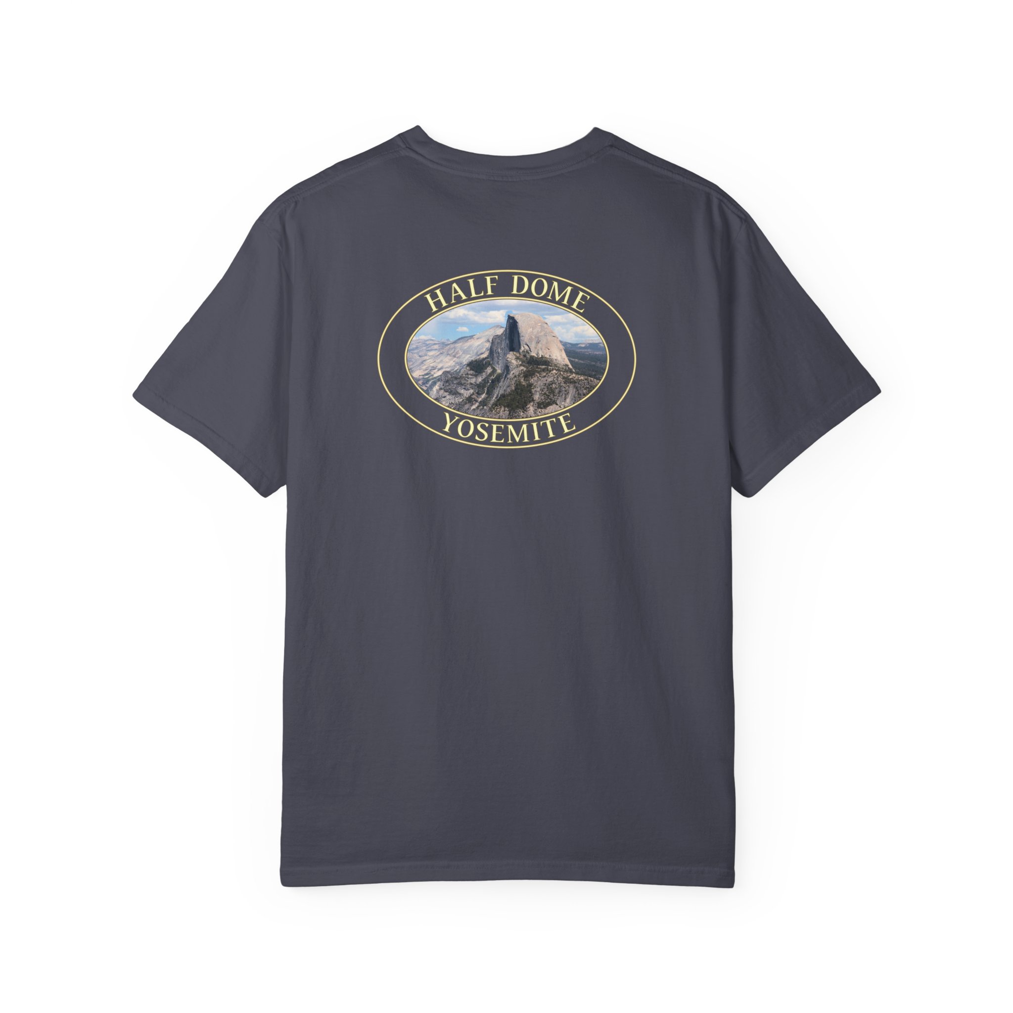 Half Dome Closeup Yosemite National Park Relaxed Fit Garment-Dyed Heavyweight T-Shirt - Image 3