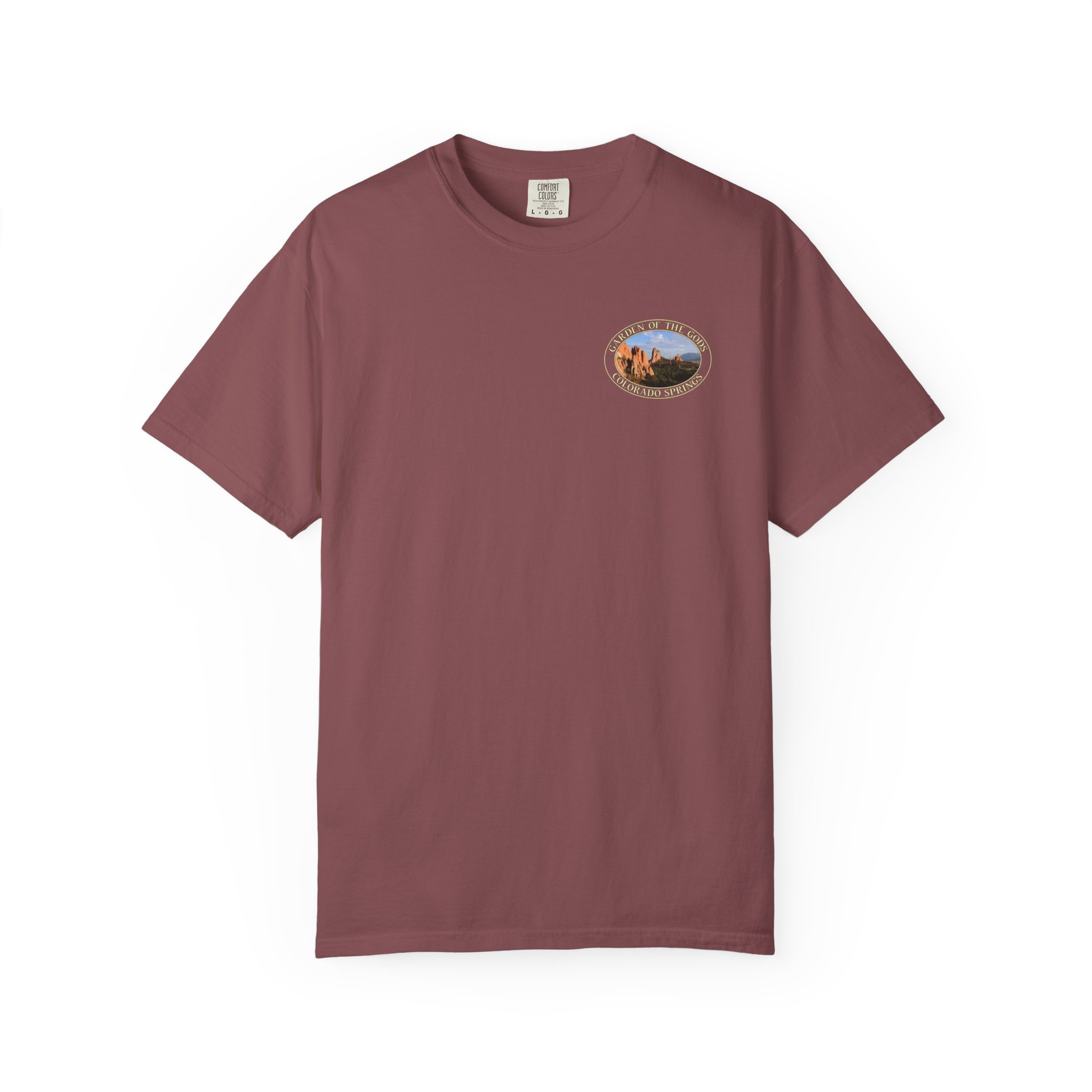 Unique Rock Formations at Garden of the Gods Colorado Springs Relaxed Fit Garment-Dyed Heavyweight T-Shirt - Image 9