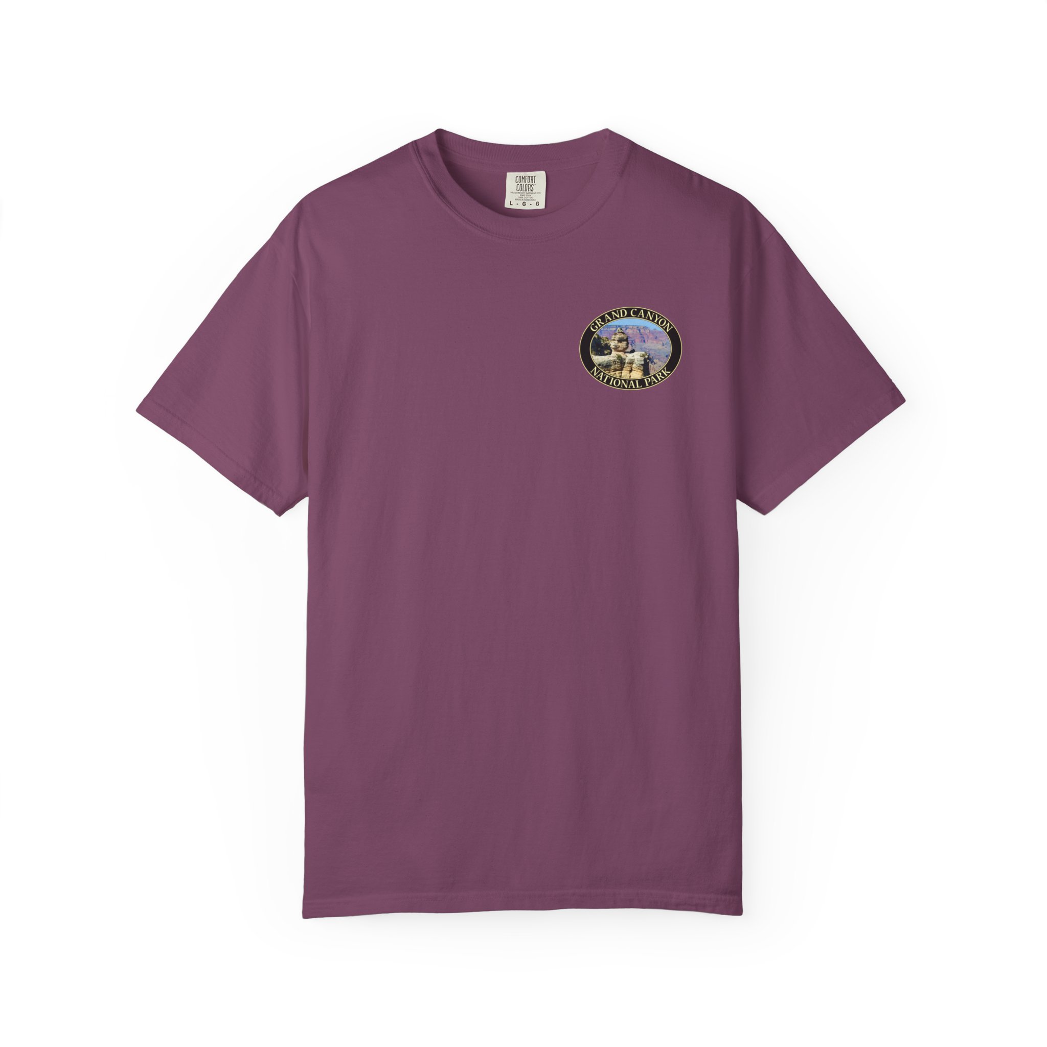 Duck Rock at Grand Canyon National Park Scenic T-Shirt - Relaxed Fit, Garment Dyed Heavyweight Travel Tee - Image 25